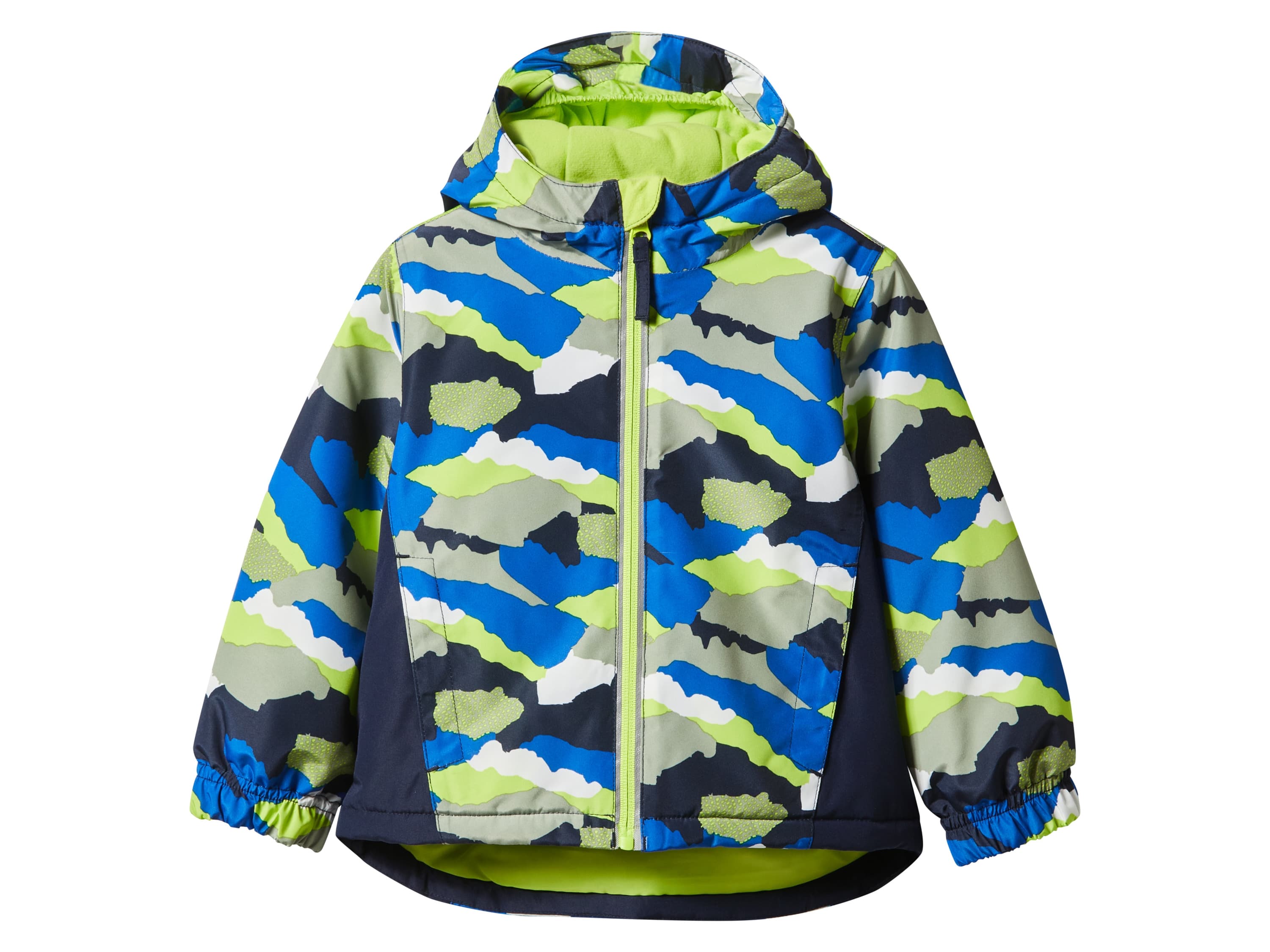 lupilu® Chlapčenská zimná bunda (modrá/navy/limetková, 110/116) 1