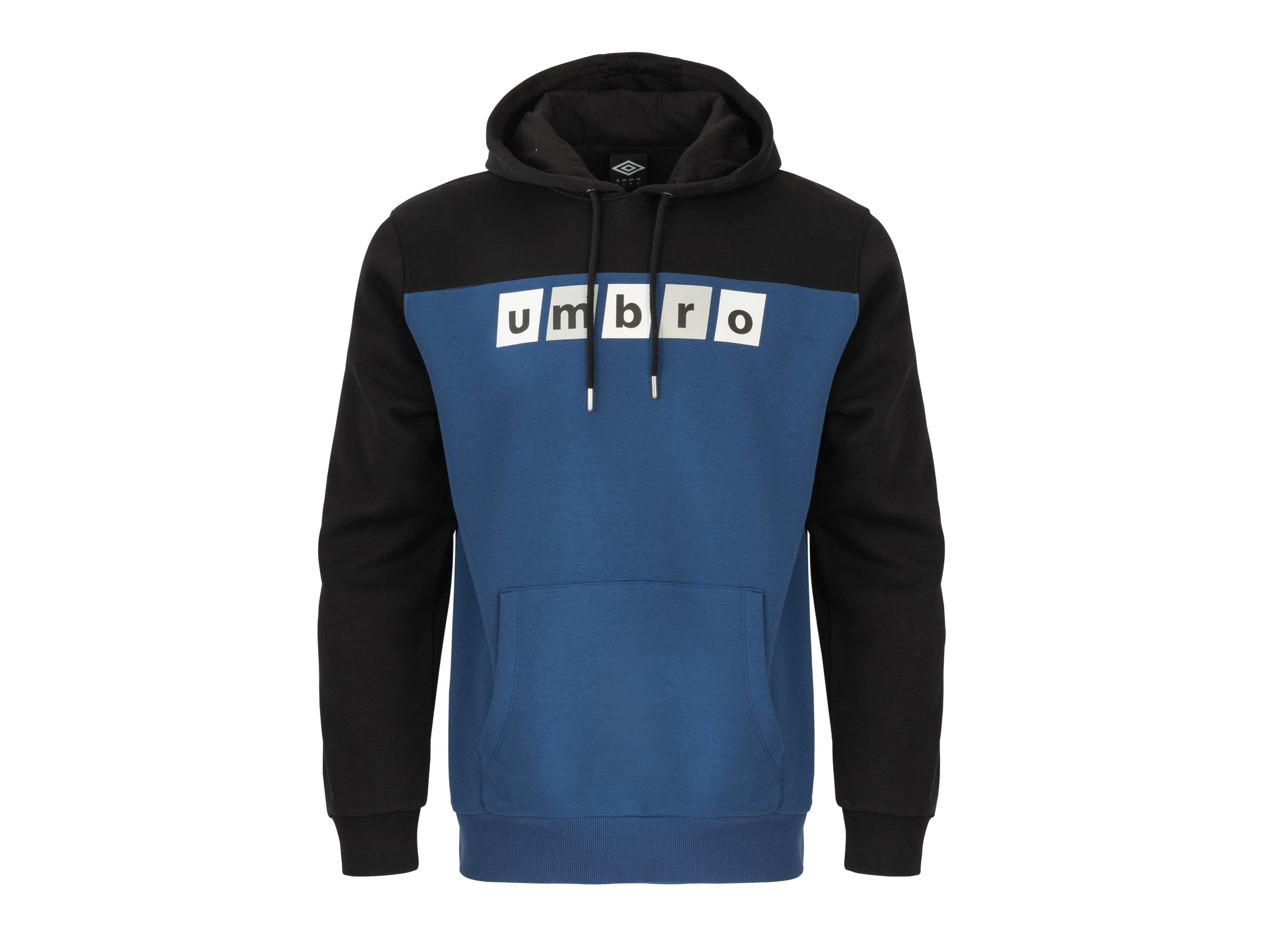 UMBRO Pánska mikina s kapucňou (sivá/navy modrá, M) 1