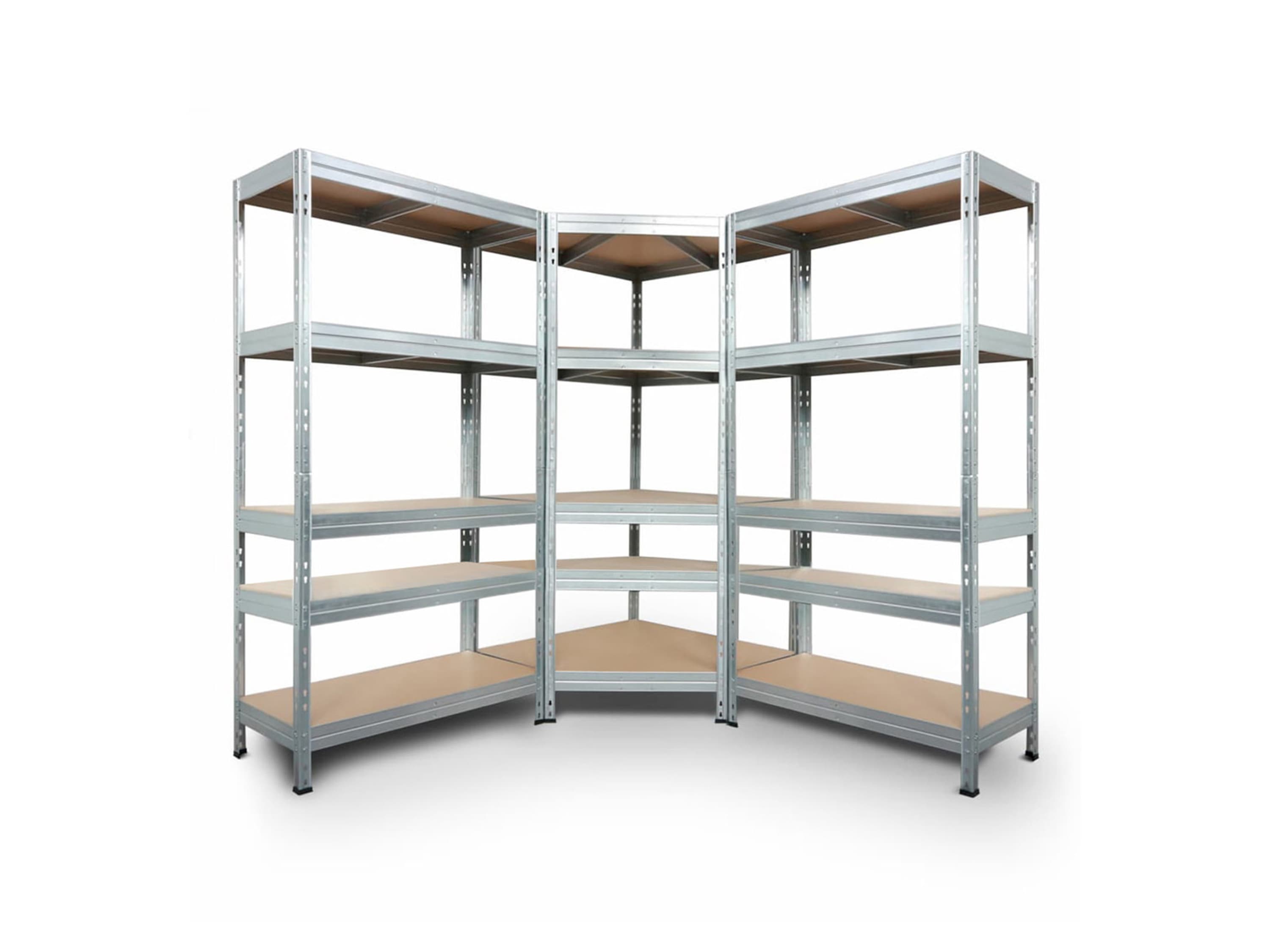 AR SHELVING Rohový regál Rivet (180x180x180x45 cm)