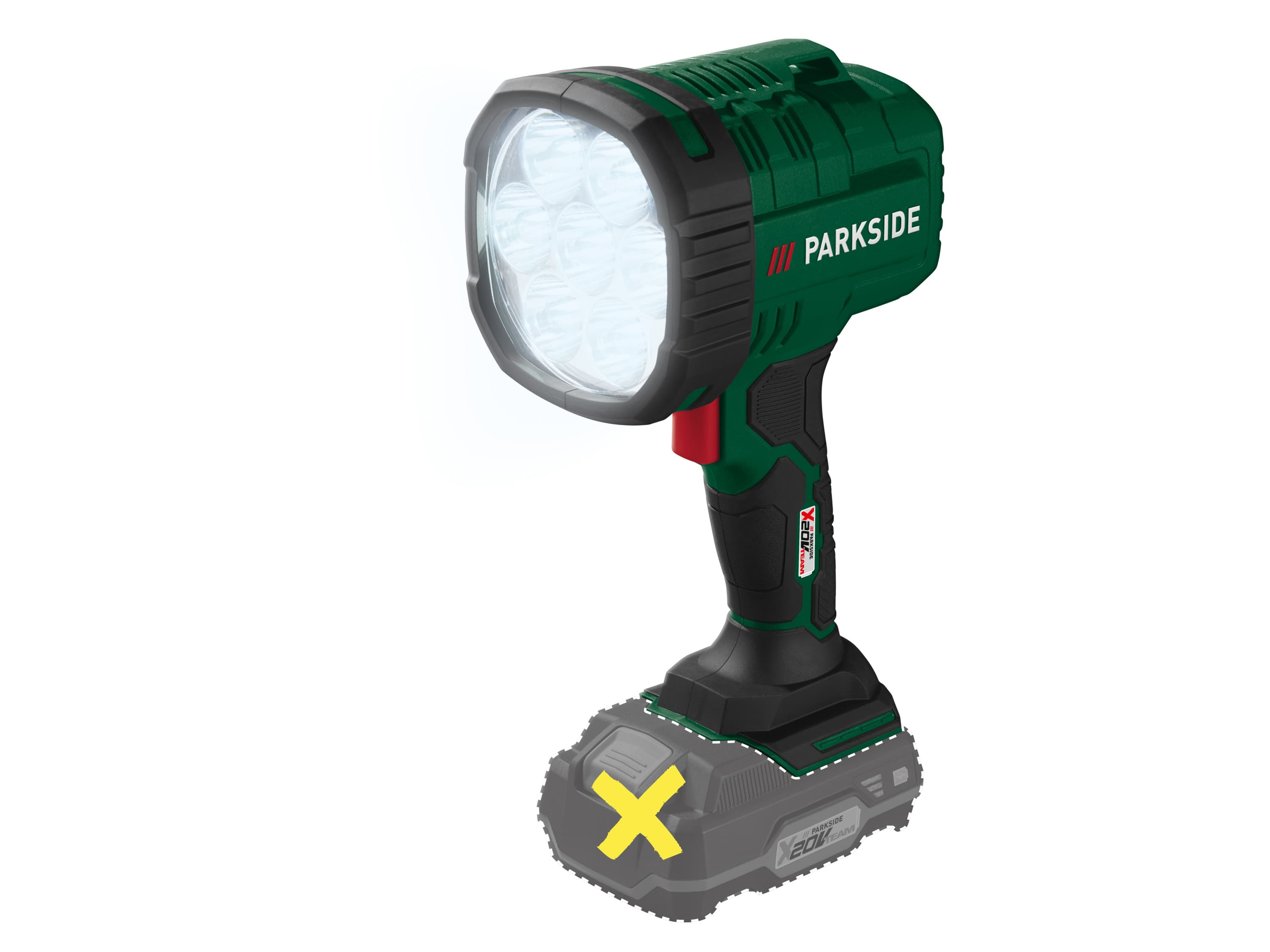 PARKSIDE® Aku LED ručný reflektor 20 V PHLA 20-Li A1 - bez akumulátora