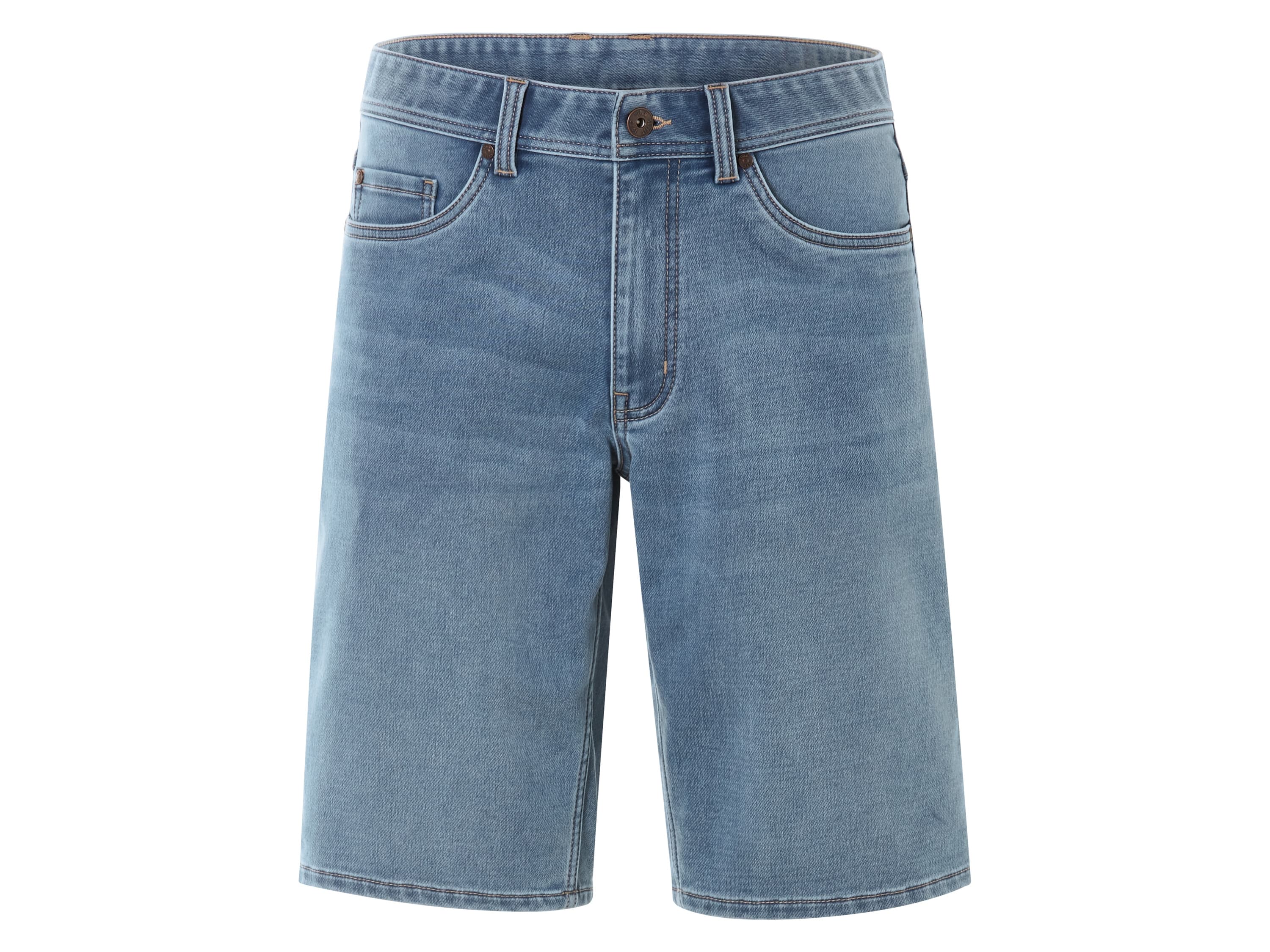 LIVERGY® Pánske denimové bermudy (modrá, 48) 1