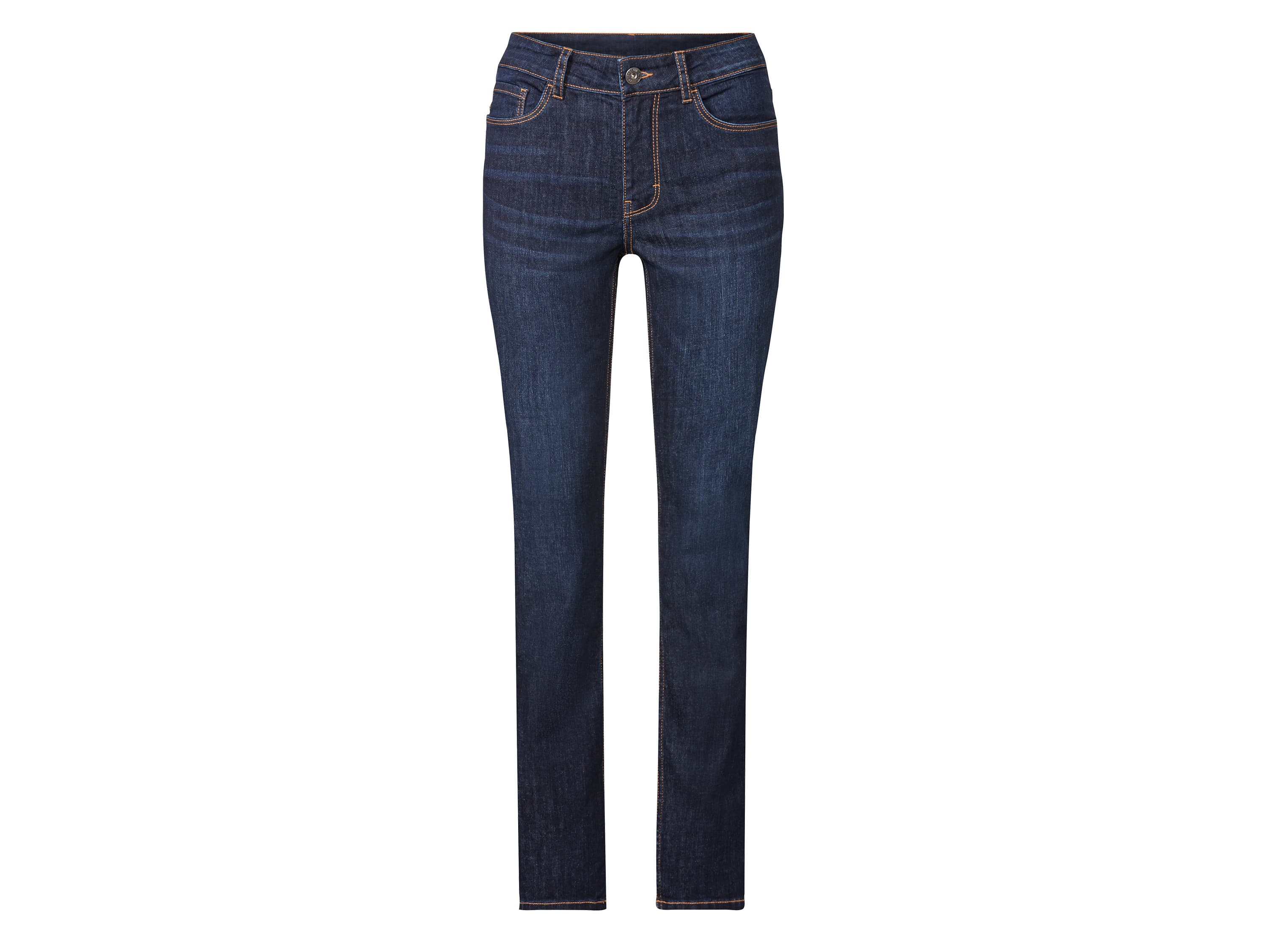 esmara® Dámske rifle „Slim Fit" (normálna dĺžka, 34, tmavomodrá)