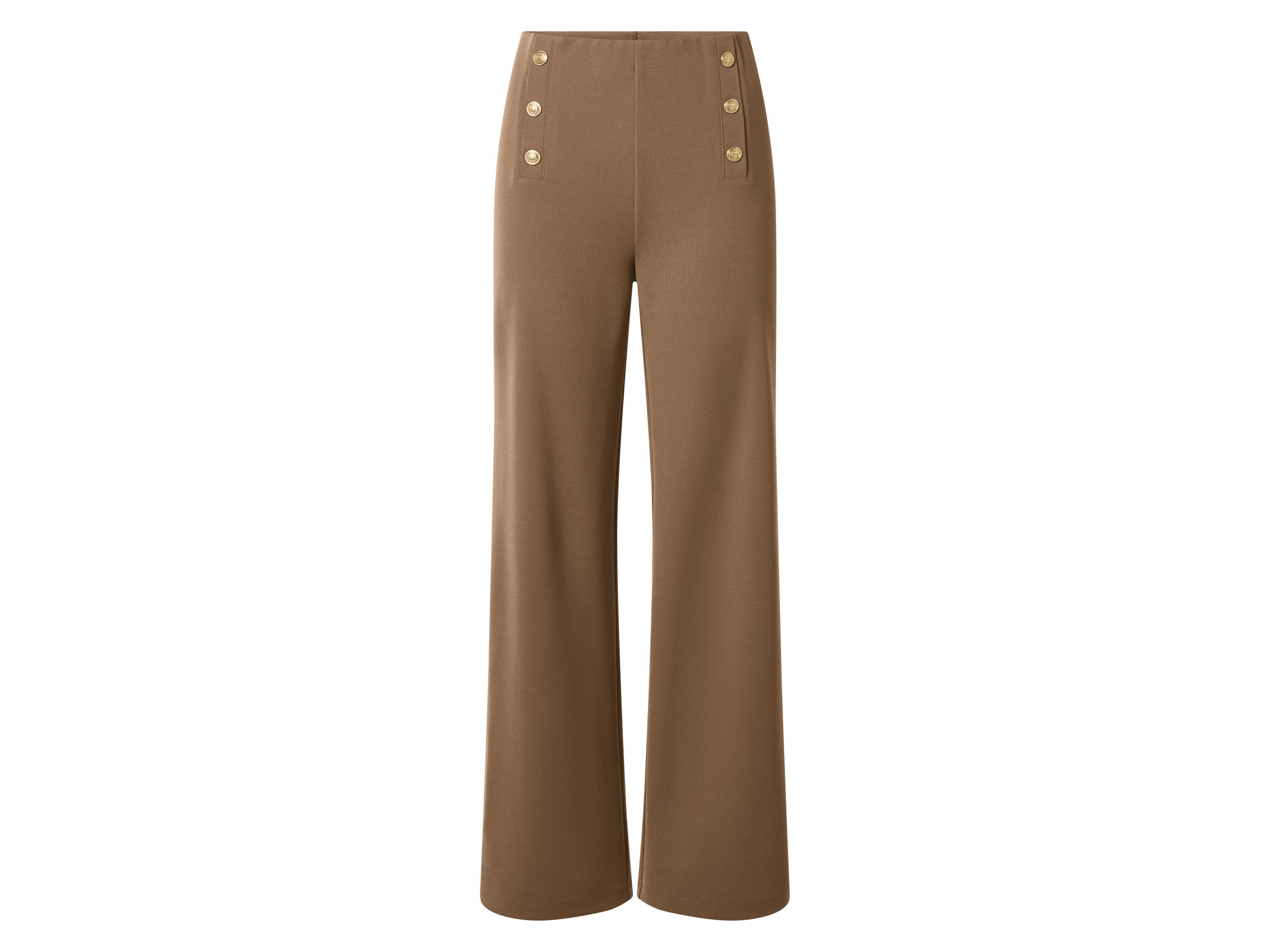 esmara® Dámske nohavice „Wide-Leg“ (béžová, 44)