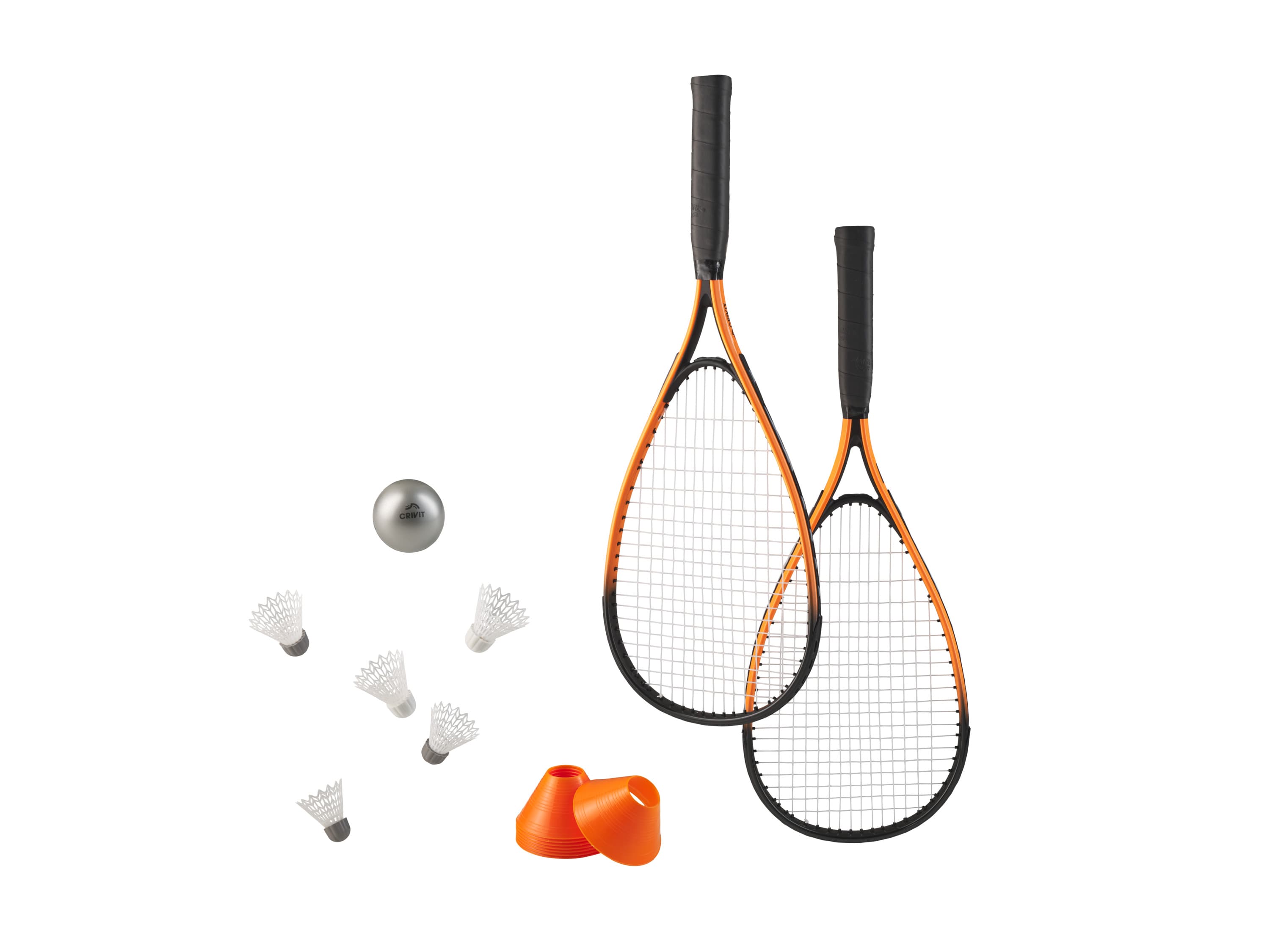 CRIVIT Bedmintonová súprava Rapid (oranžová) 1