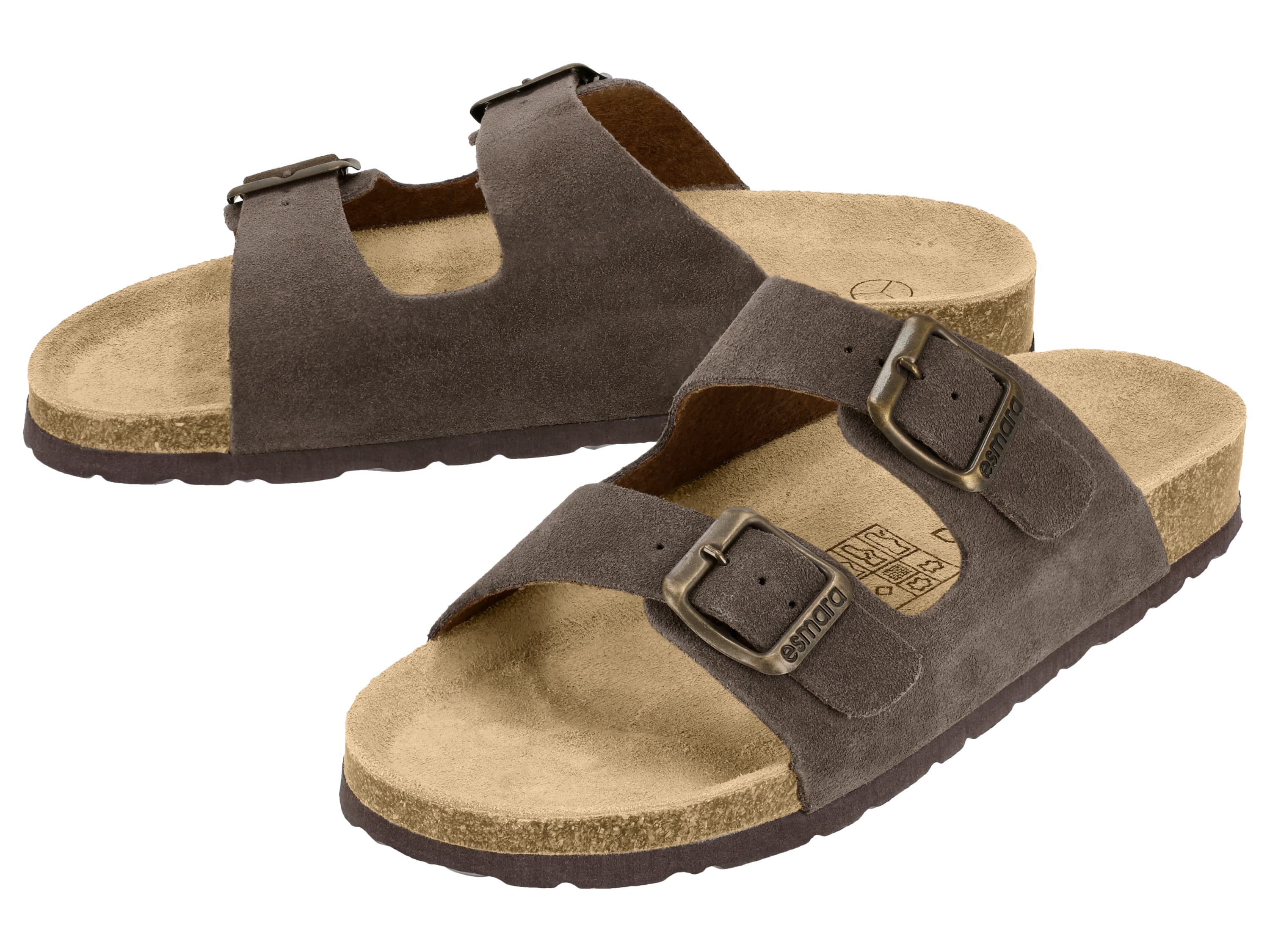 ESMARA® Dámske šľapky Premium (hnedá, 39) 1