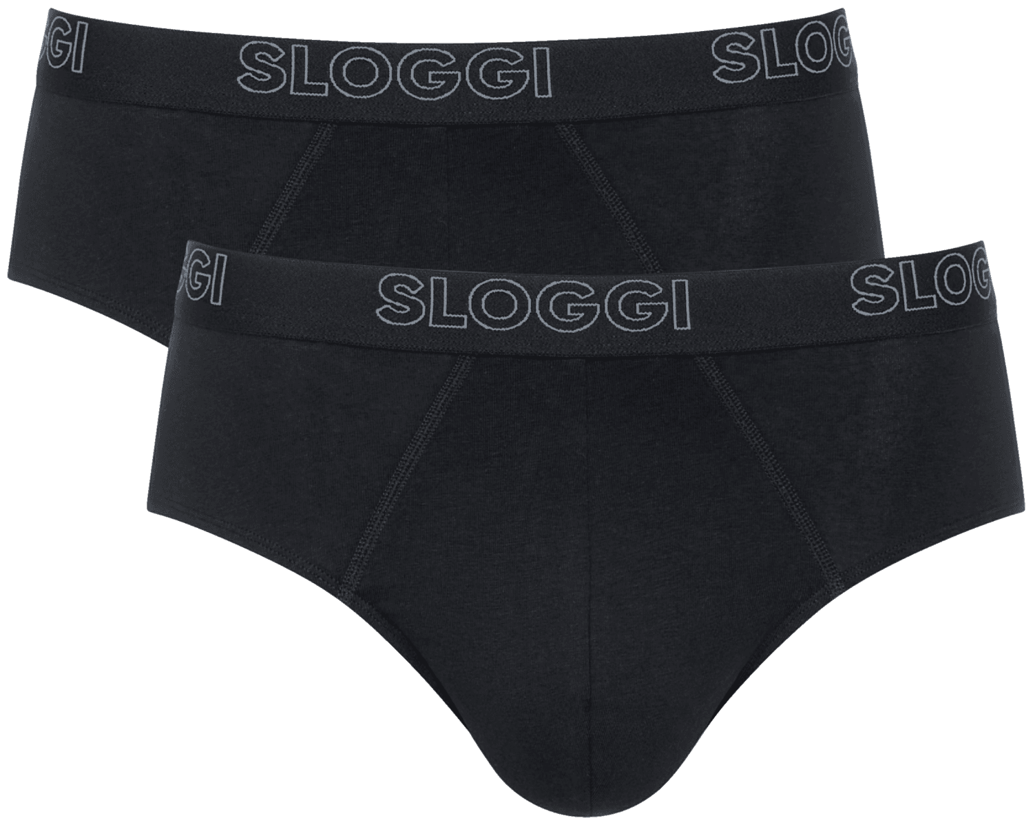 HELLO BY SLOGGI Pánske boxerky/slipy, 2 kusy (slipy/čierna, M) 1