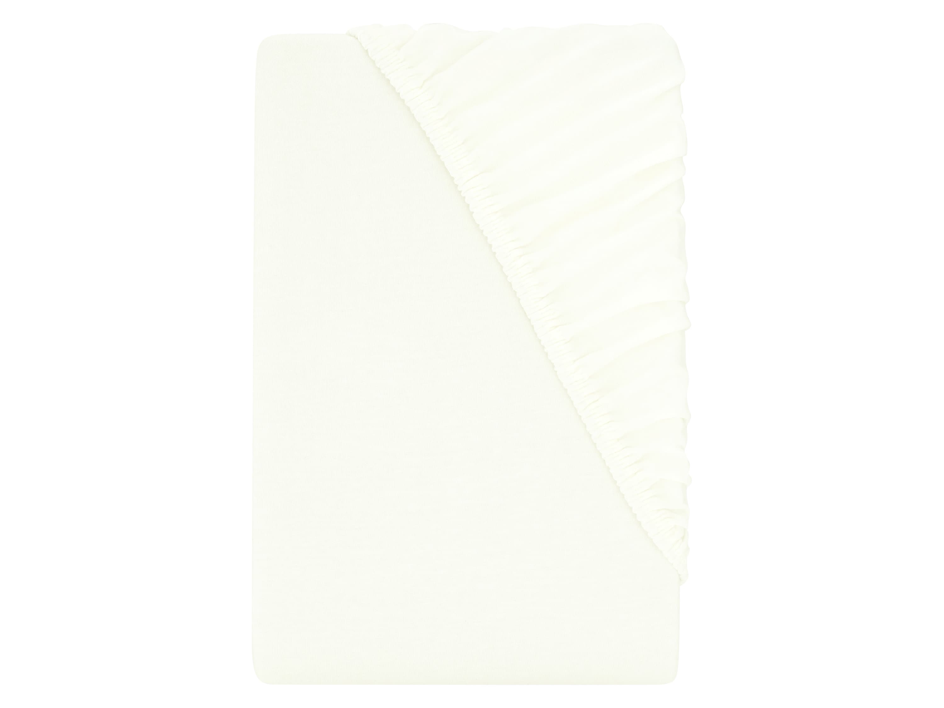 LIVARNO® Napínacia džersejová plachta, 180 – 200 x 200 cm (biela)