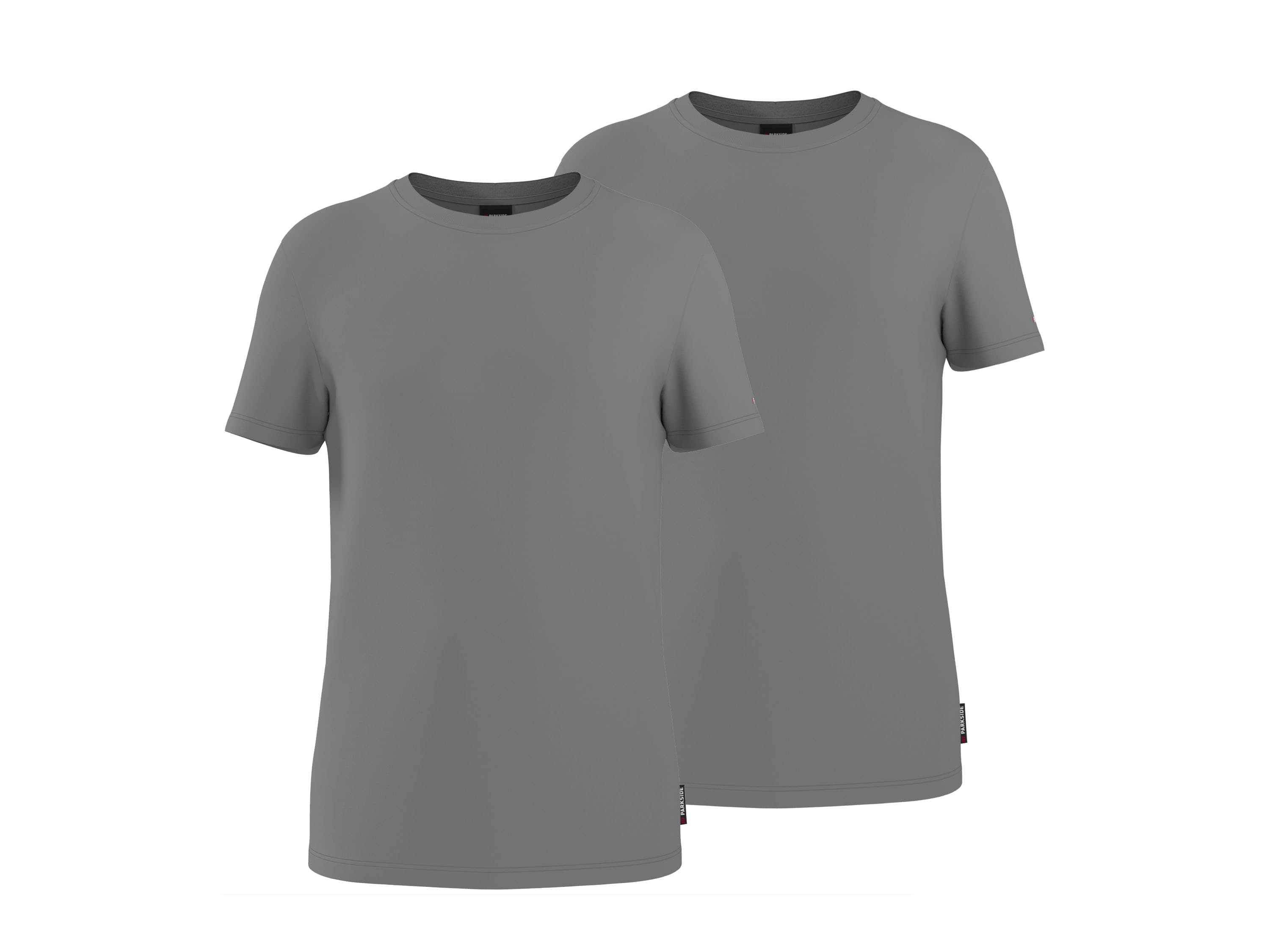 PARKSIDE® Pánske spodné tričko, 2 kusy (sivá, 5/M)