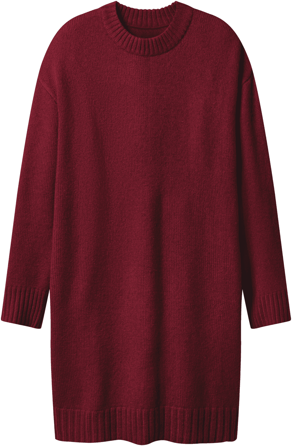 esmara® Dámske úpletové šaty (červená, S (36/38))