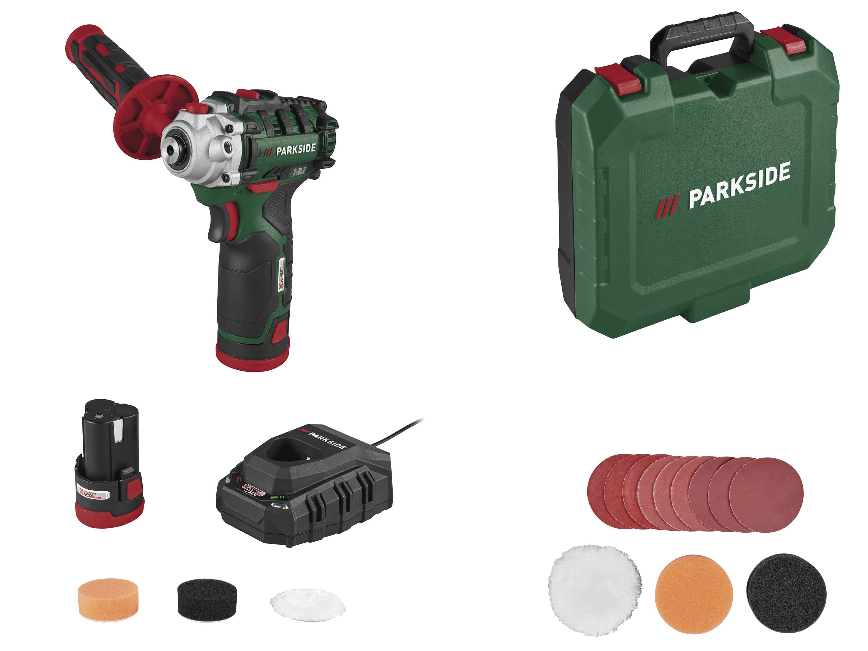 PARKSIDE® Aku leštička 12 V PAAP 12 F6