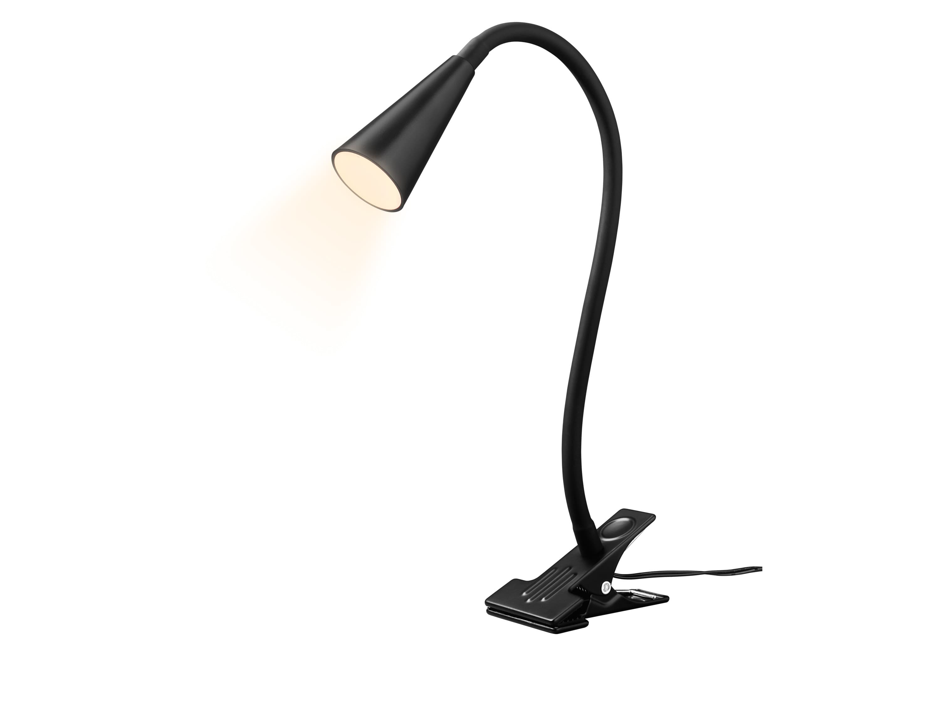 LIVARNO® Upínacia LED lampa (LED lampa so sponou, čierna)
