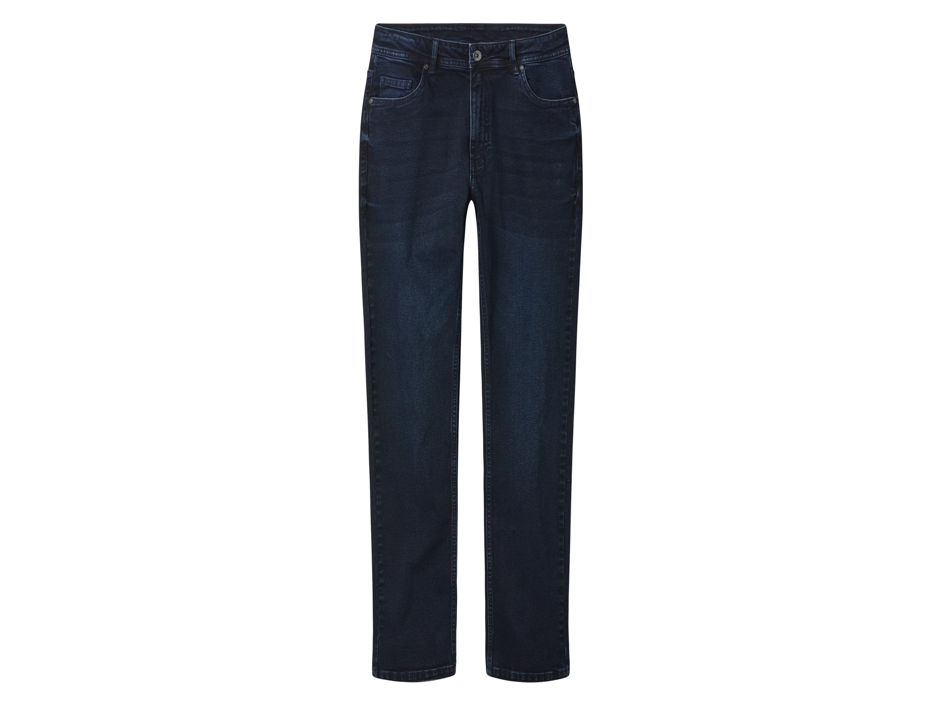 esmara Men Pánske rifle „Straight Fit“ (tmavomodrá, 48 (32/32))