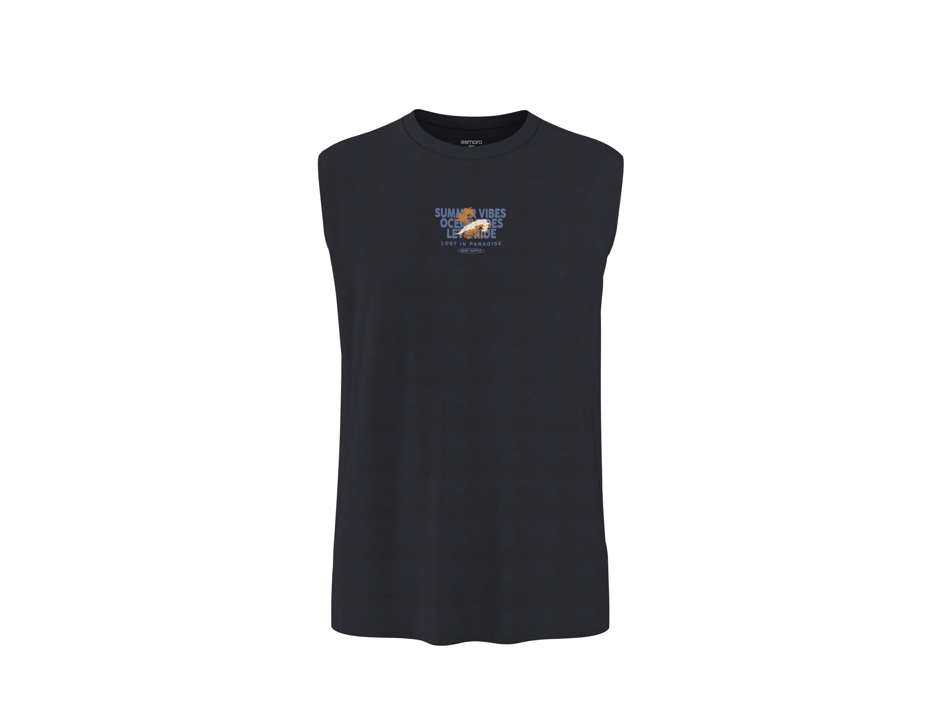 ESMARA® Pánsky top (čierna, S (44/46)) 1