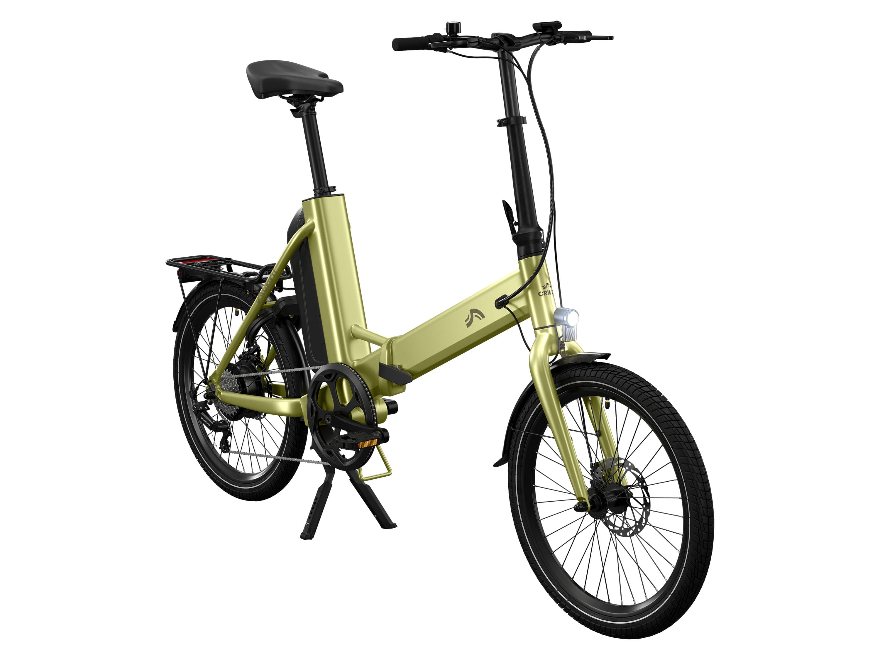 CRIVIT Skladací elektrobicykel 530 Wh (zelená) 1