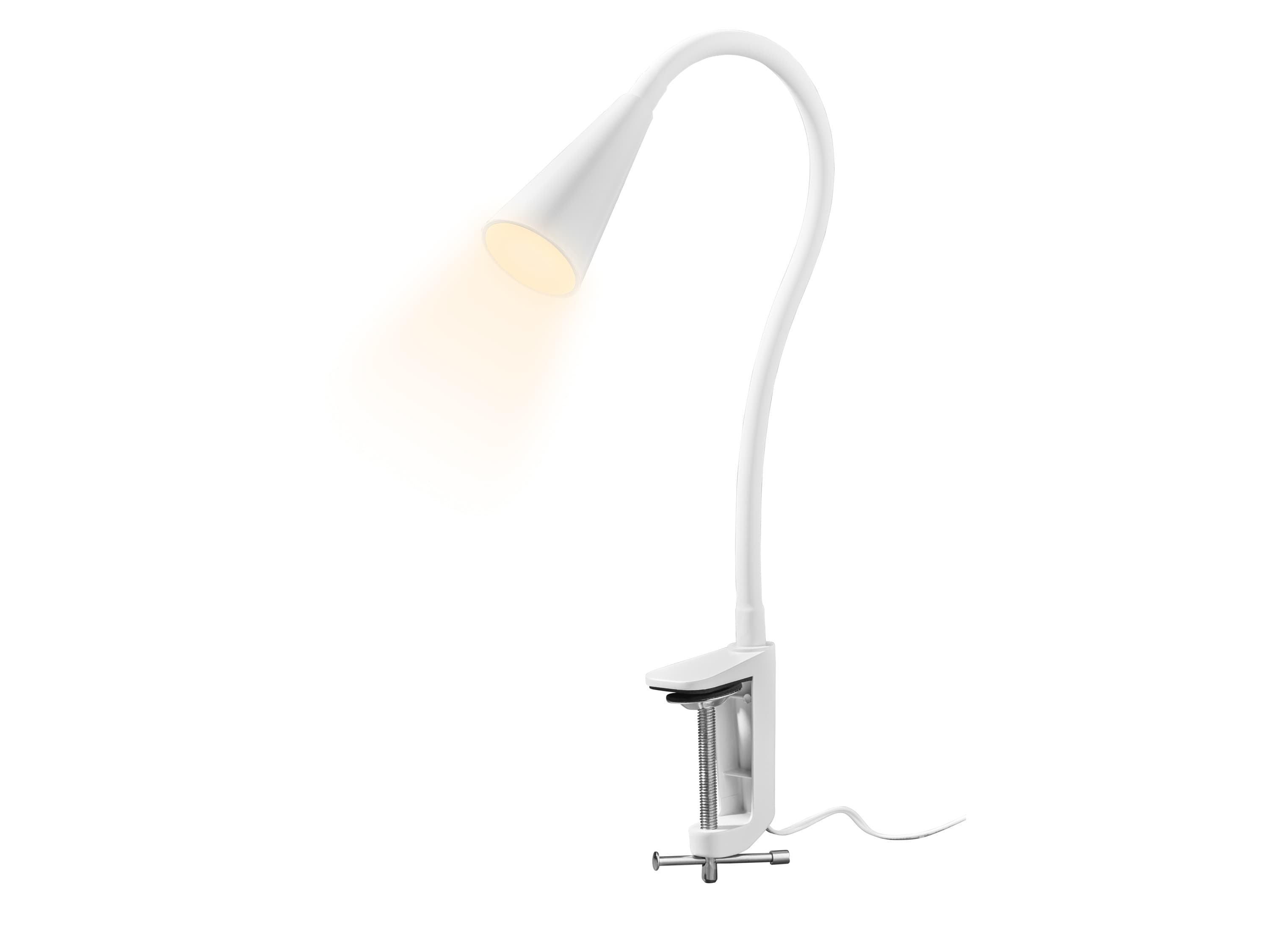 LIVARNO® Upínacia LED lampa (LED lampa s klipom, biela)