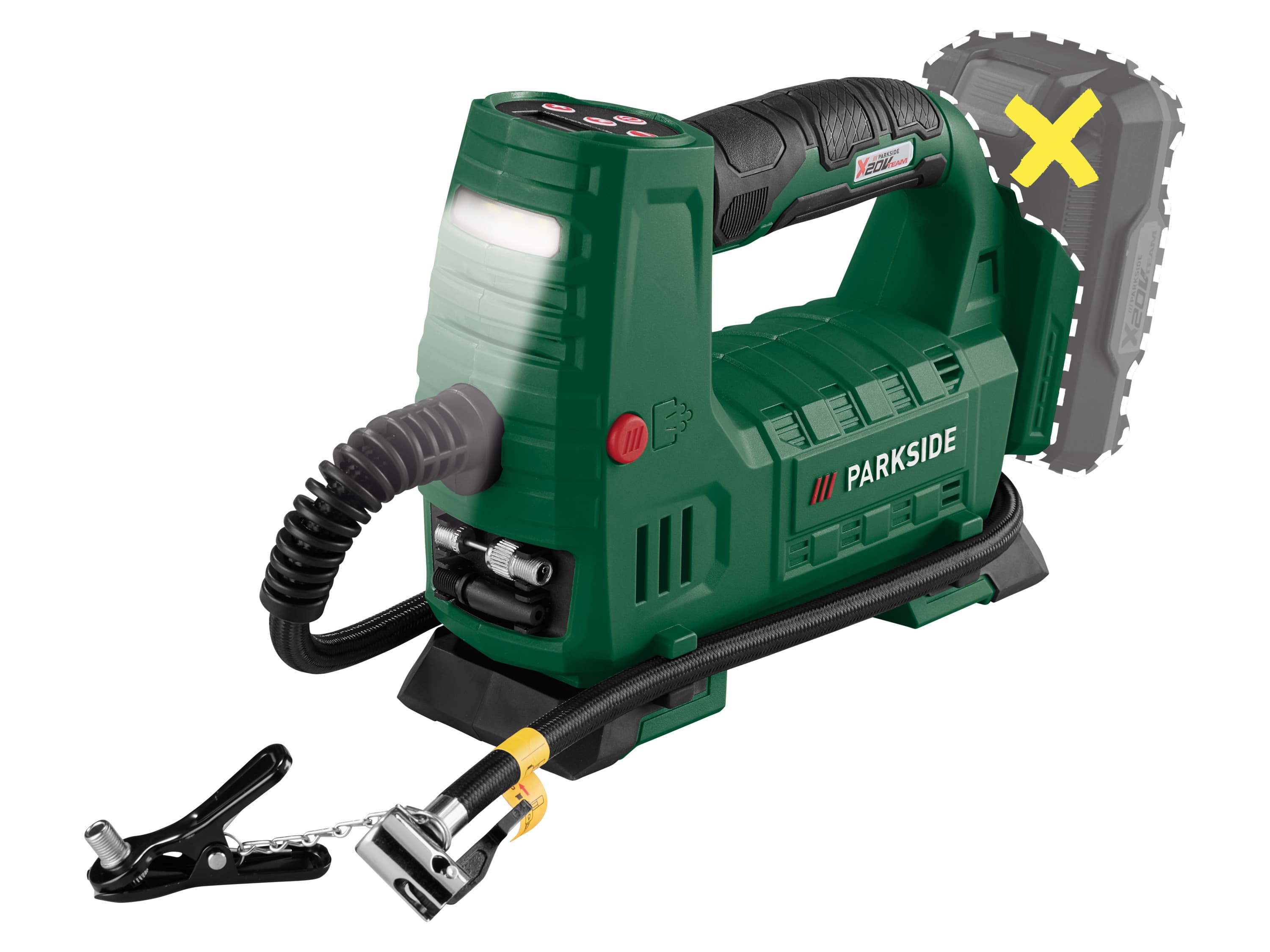 PARKSIDE® Aku kompresor 20 V PAKT 20-Li A1 – bez akumulátora 1