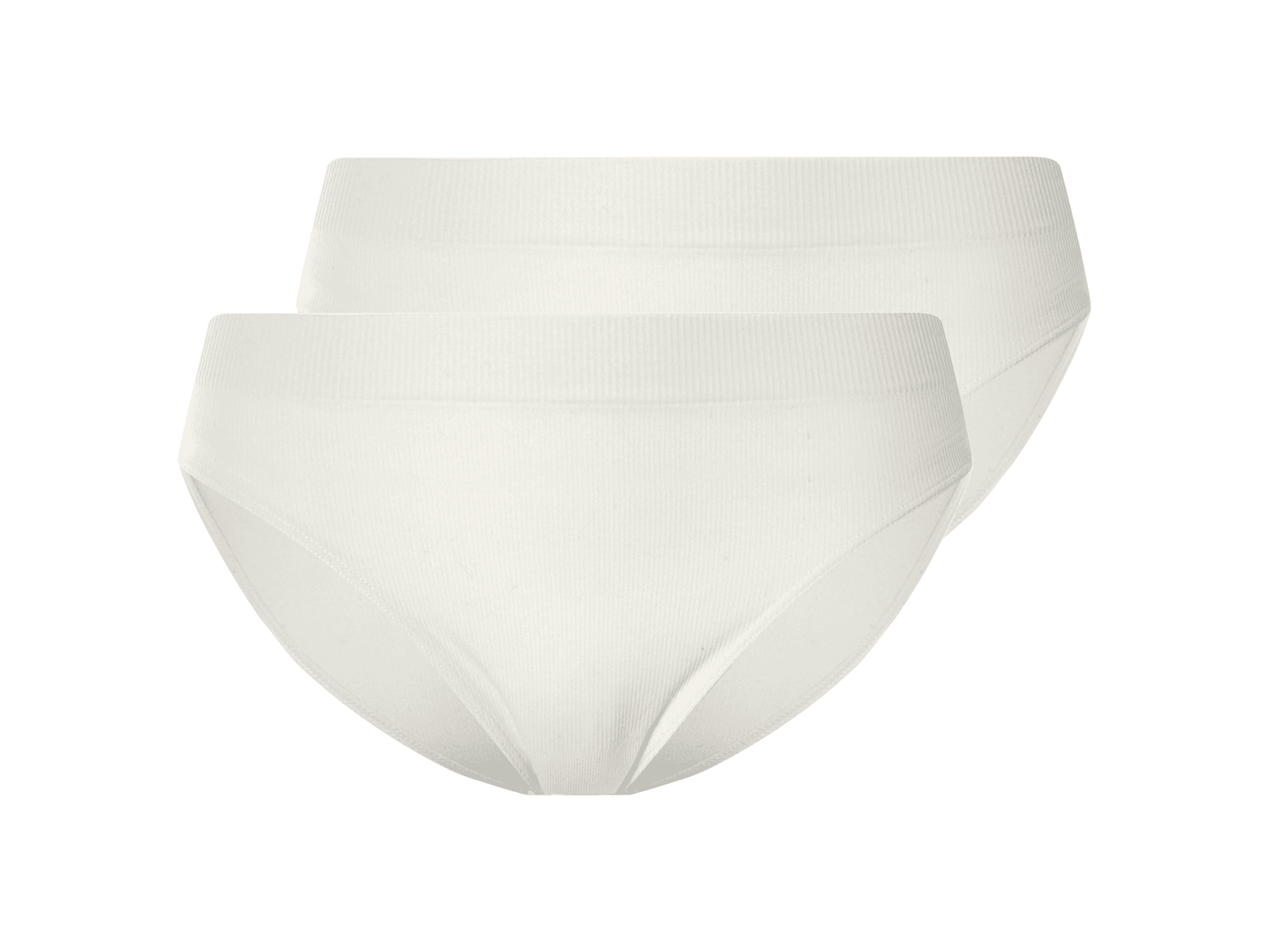 ESMARA® Dámske bezšvové mininohavičky, 2 kusy (biela, M (40/42)) 1