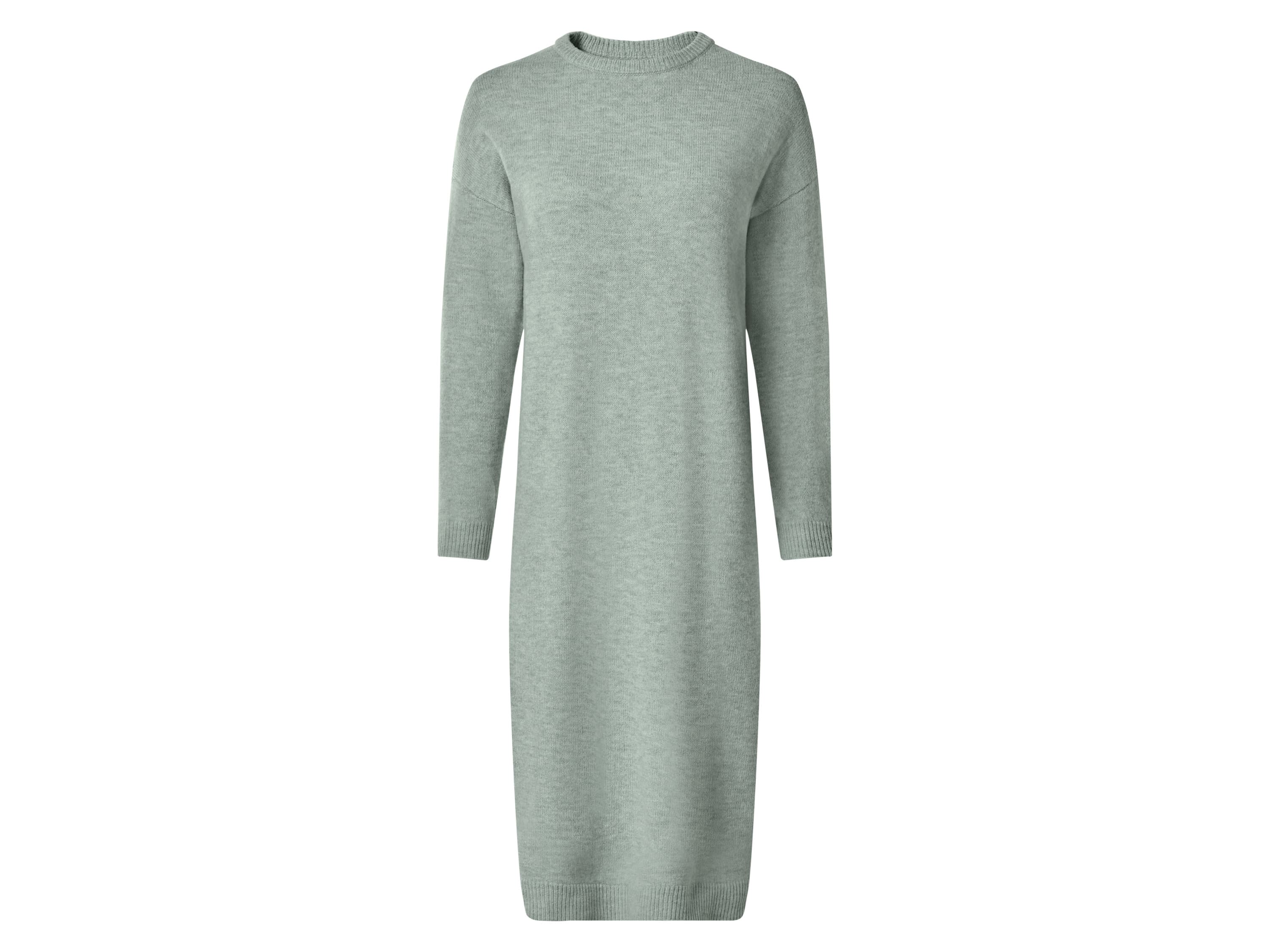 esmara® Dámske pletené šaty (zelená, S (36/38)) 1