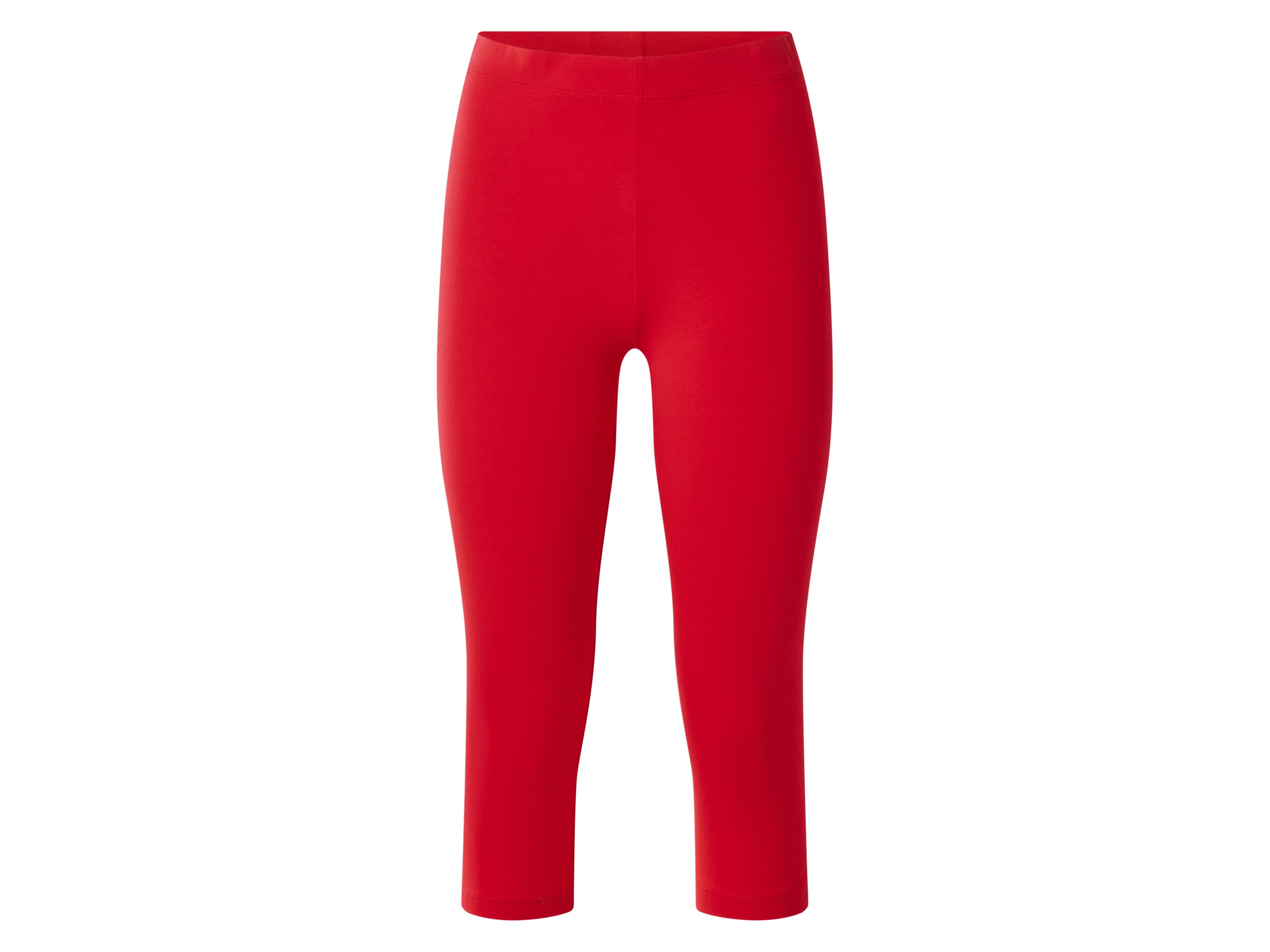 ESMARA® Dámske capri legíny (červená, S (36/38))