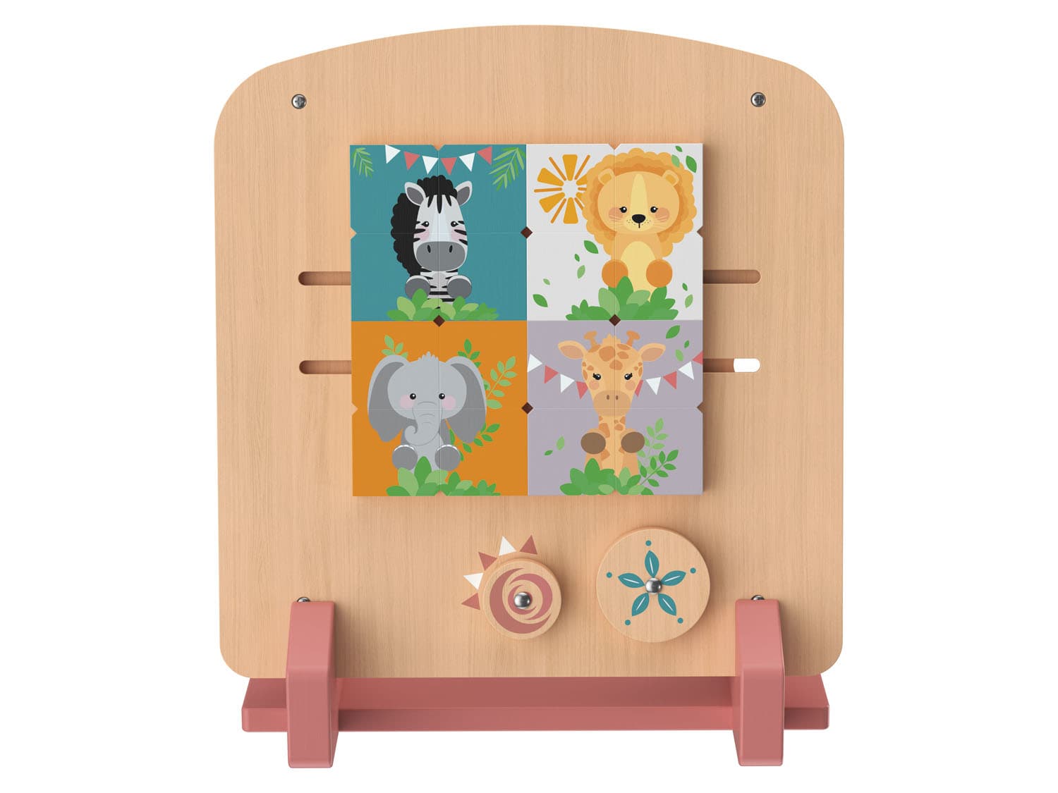 Playtive Drevená nástenná hračka (puzzle)