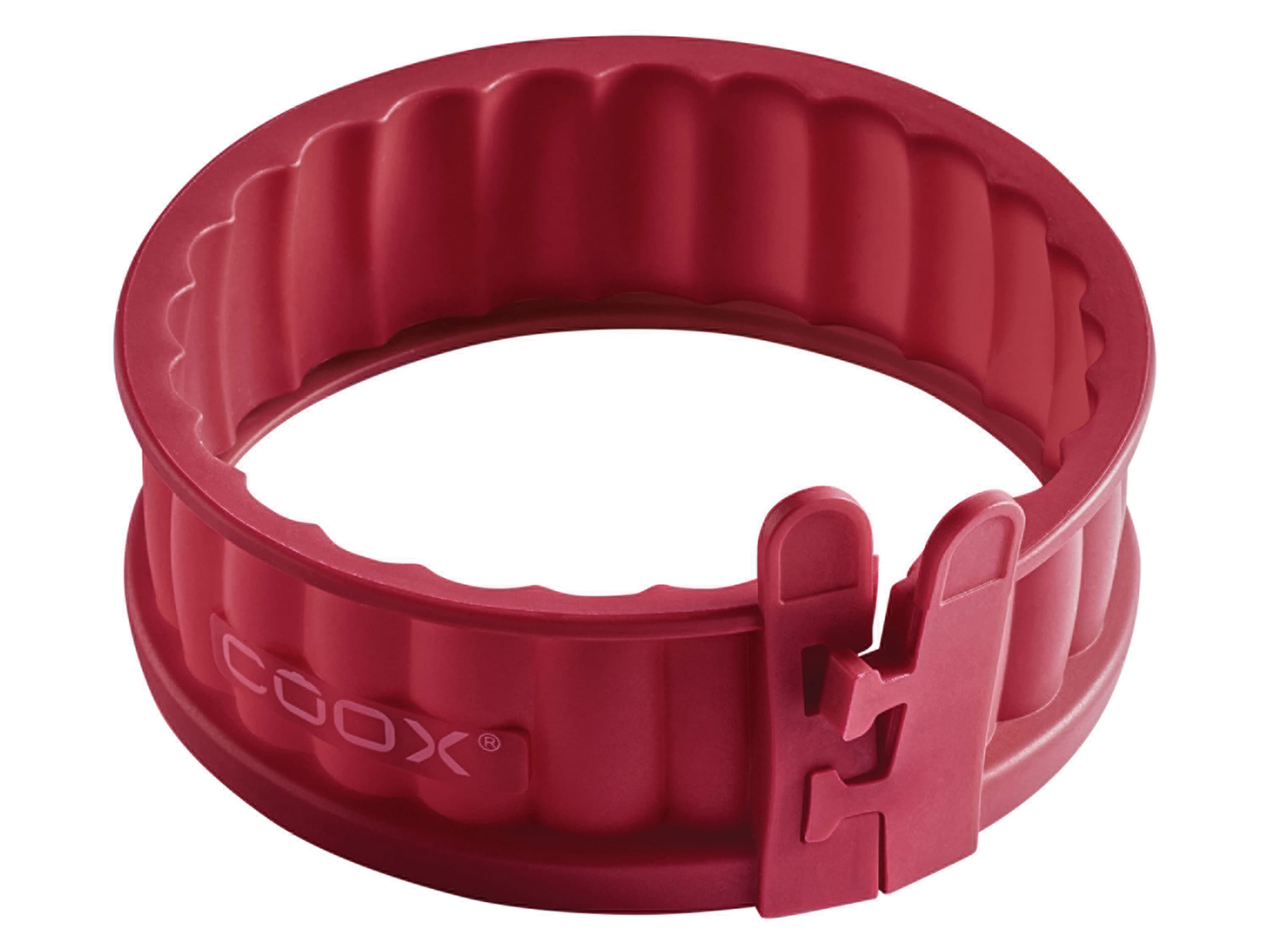 Coox Forma na koláč so skleneným dnom, Ø 12 cm  (červená) 1