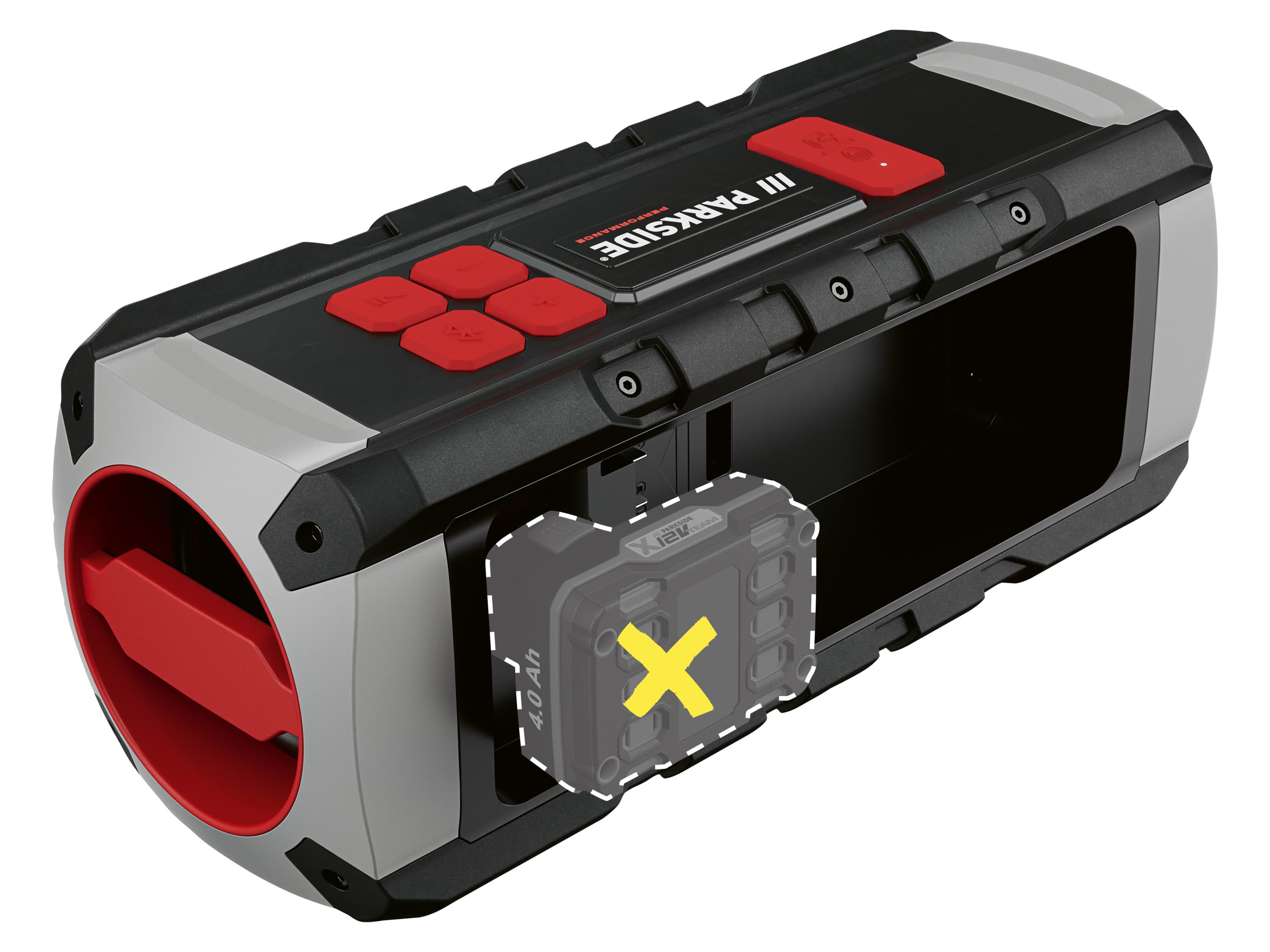 PARKSIDE PERFORMANCE® Bluetooth® stavebný reproduktor 1