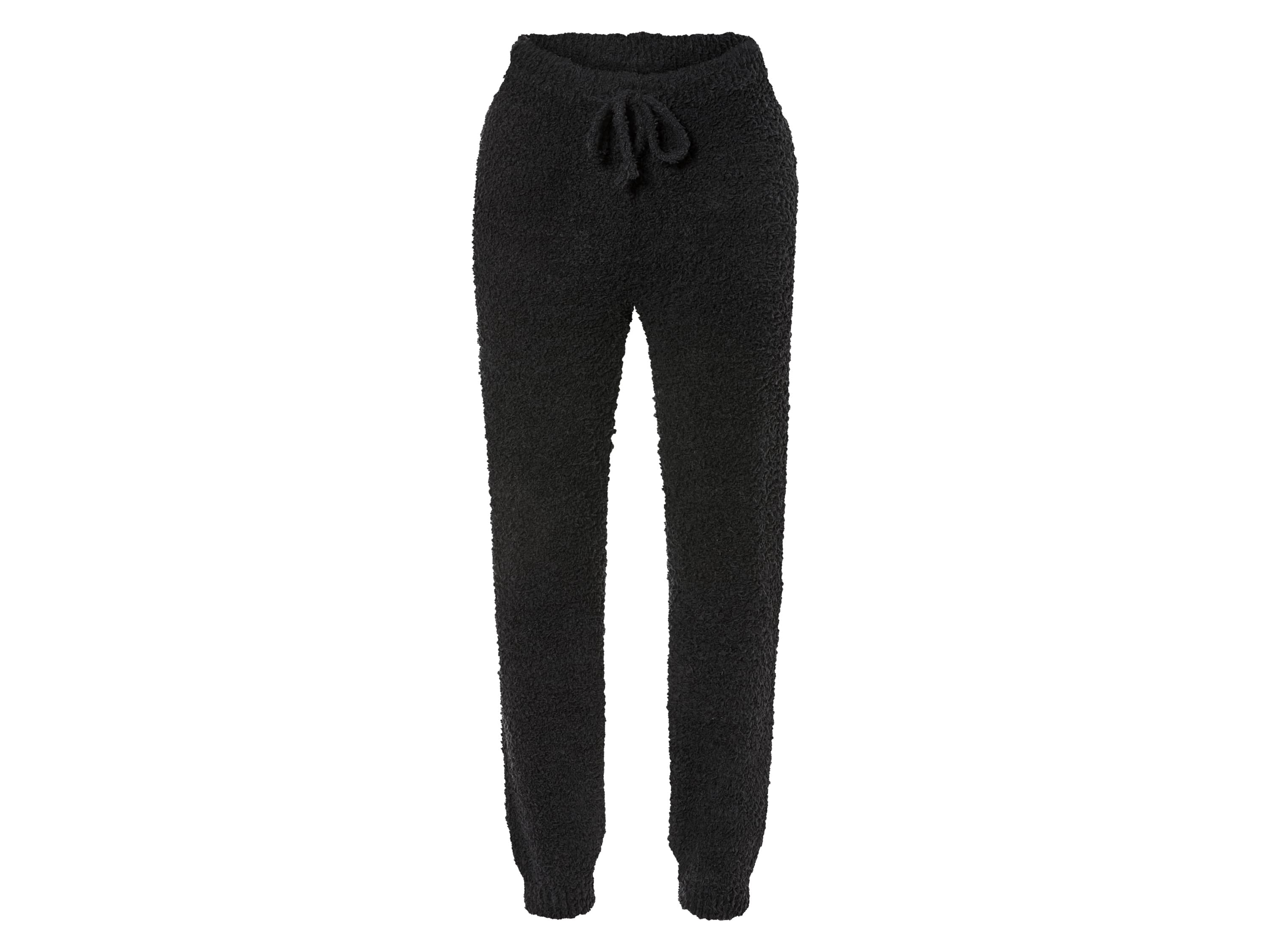 esmara® Dámske plyšové nohavice (S (36/38), čierna) 1