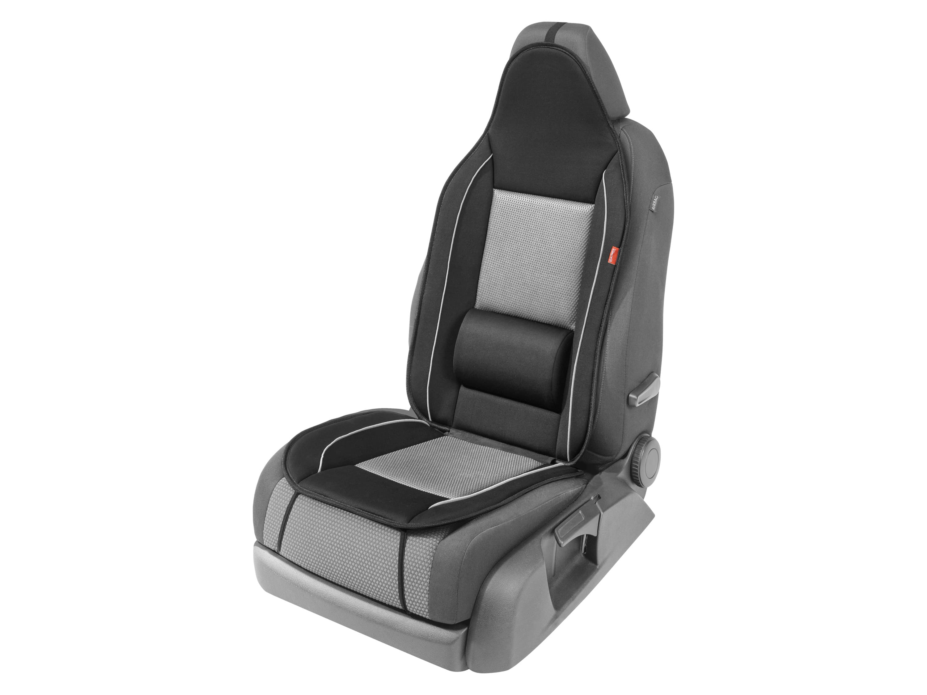 ULTIMATE SPEED® Podložka na autosedadlo s bedrovou opierkou (sivá) 1