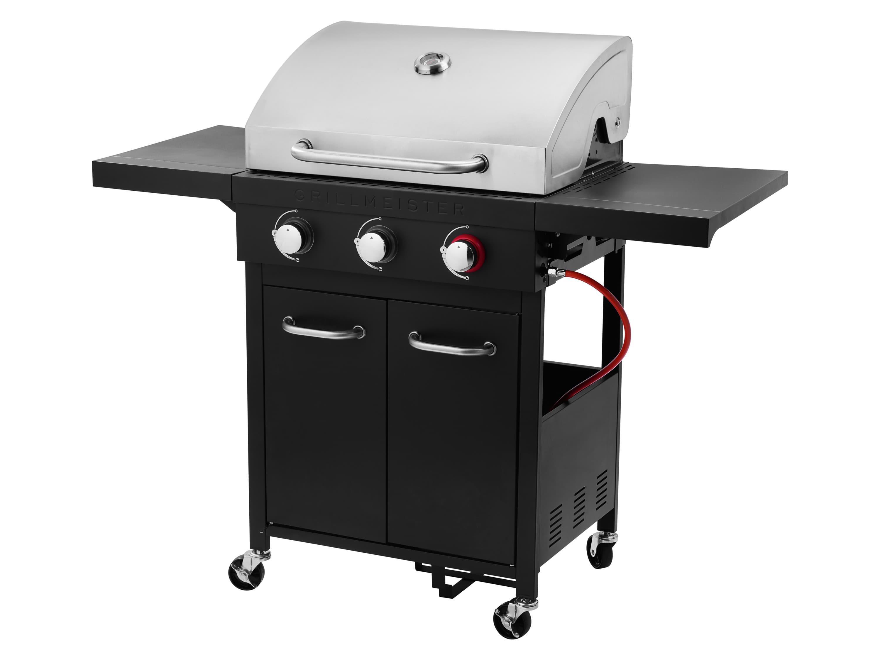 GRILLMEISTER Plynový gril s 3 plameňmi
