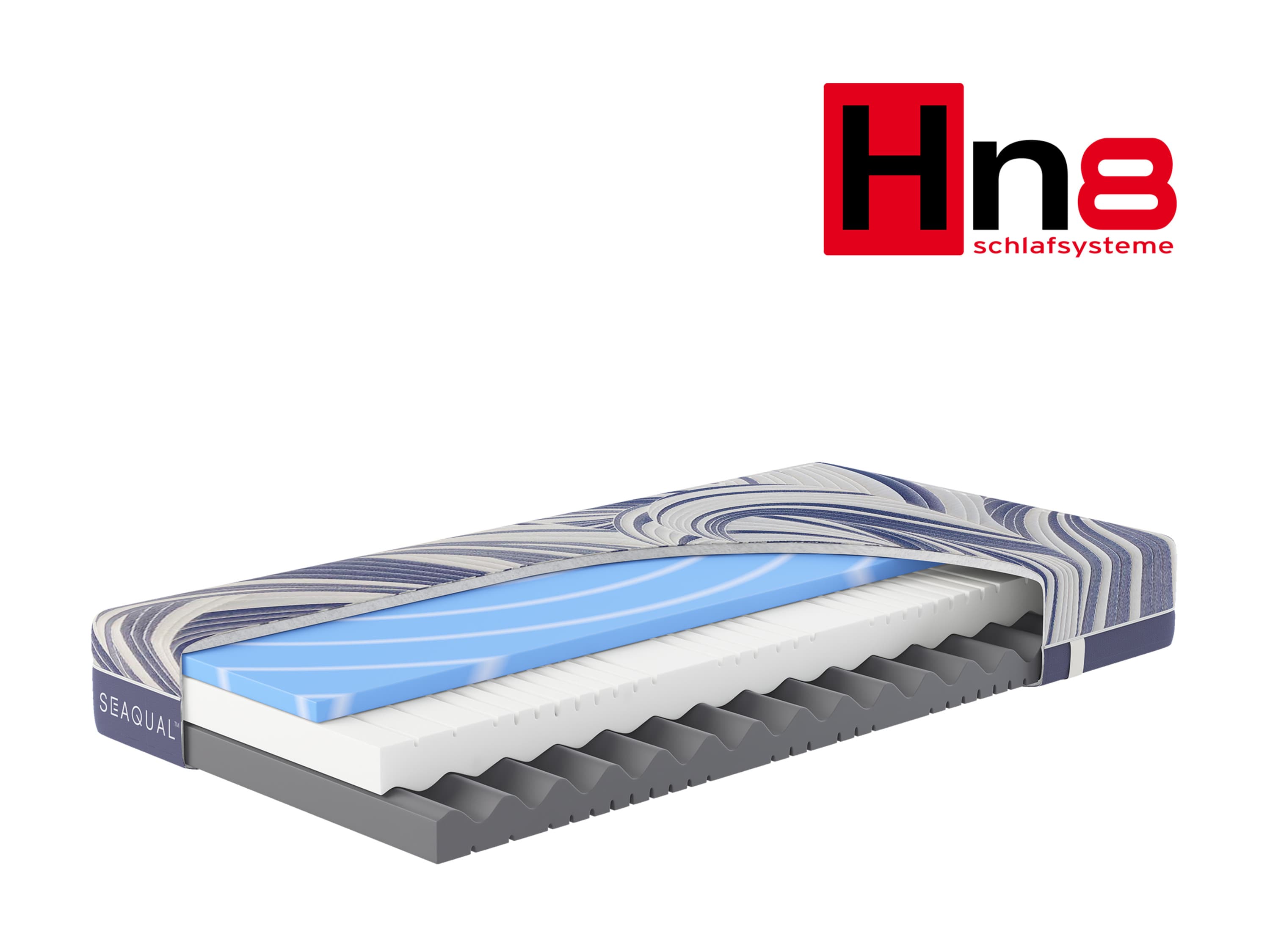 Hn8 Schlafsysteme 7-zónový matrac z komfortnej peny Ocean Clean KS (H2, 100 X 200 CM)
