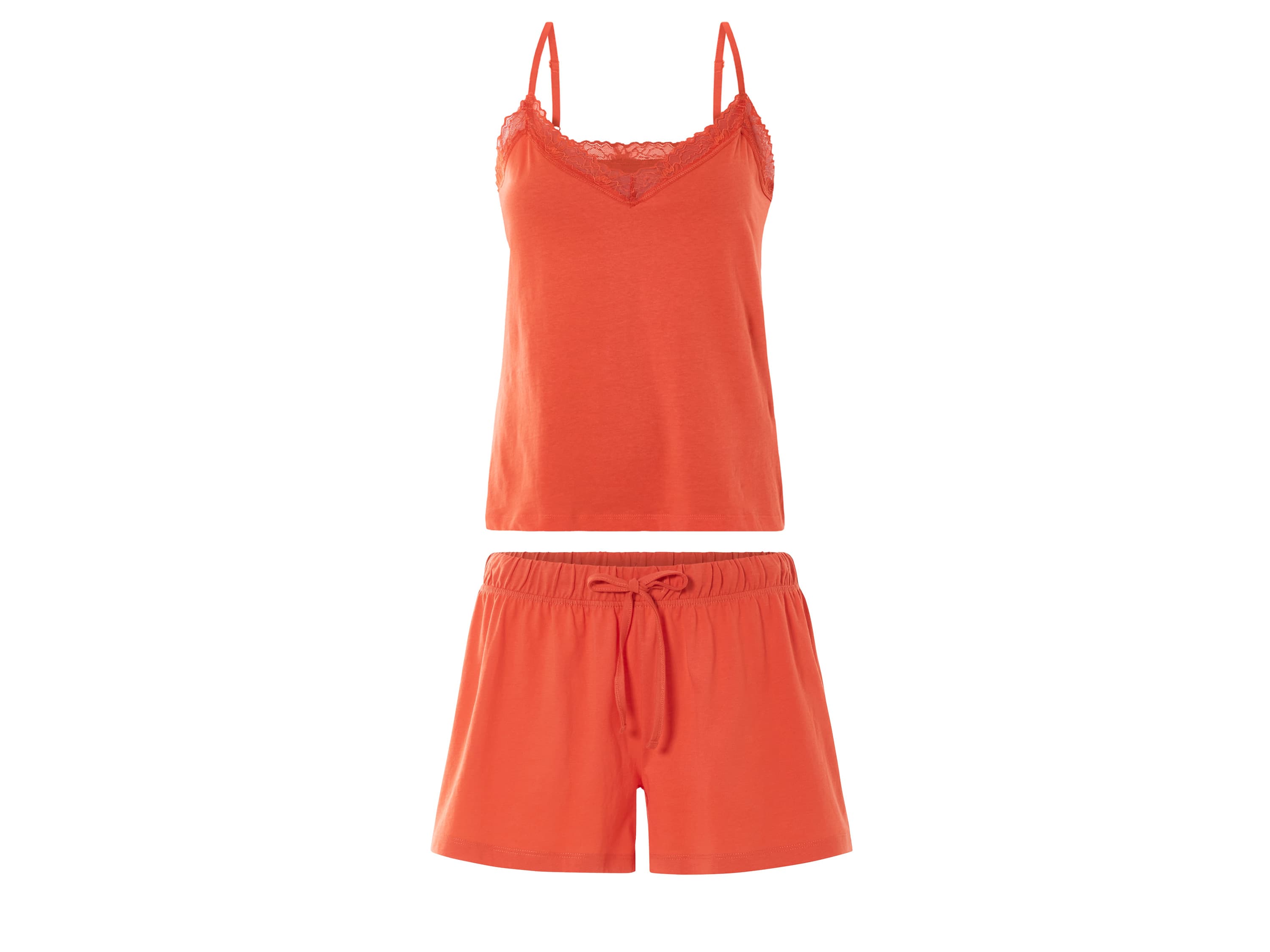 esmara® Dámske krátke pyžamo (oranžová, S (36/38)) 1