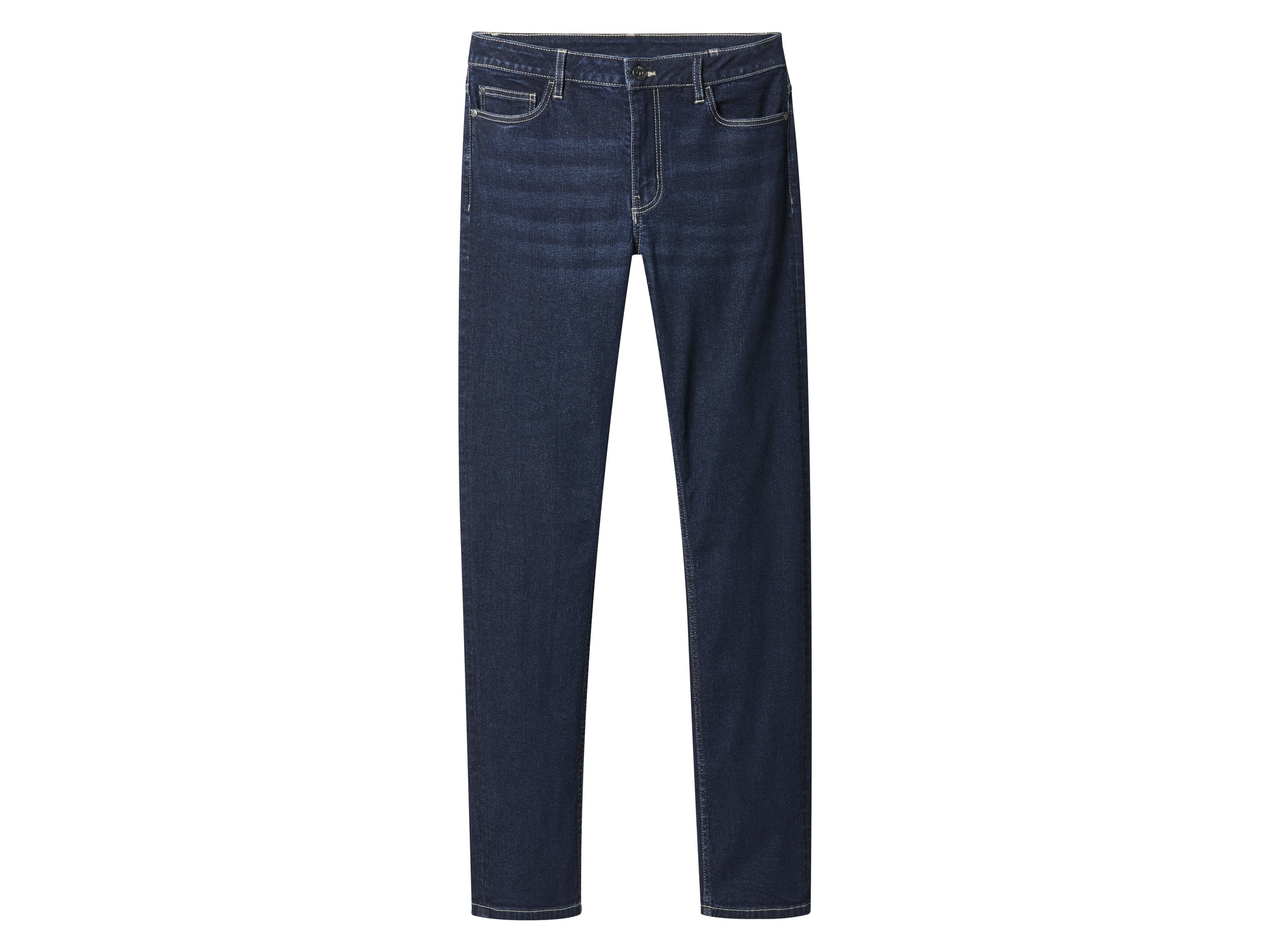 esmara® Dámske rifle „Straight High Waist“ (modrá, 40) 1