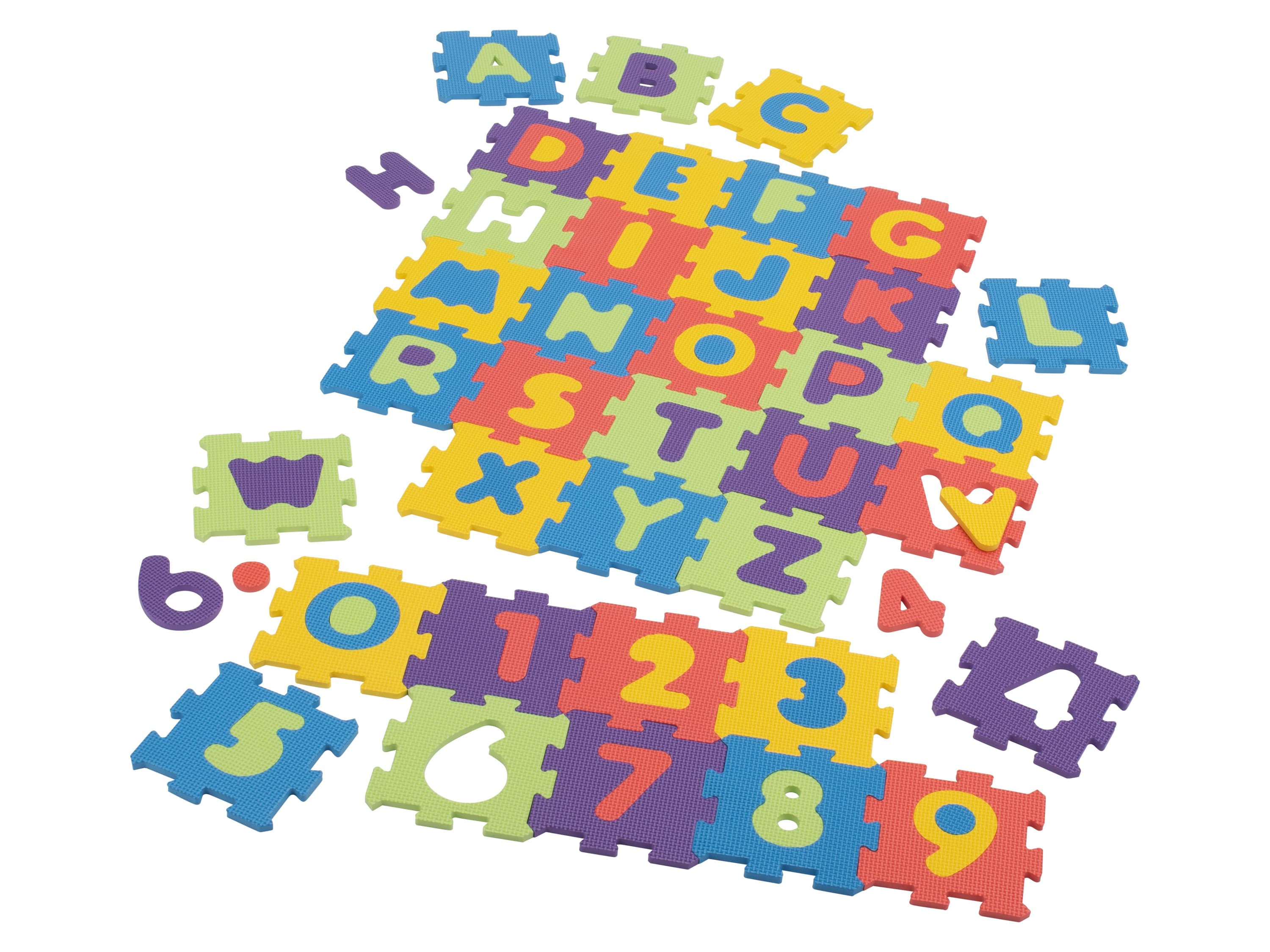LUPILU® Puzzle podložky (čísla a písmená) 1