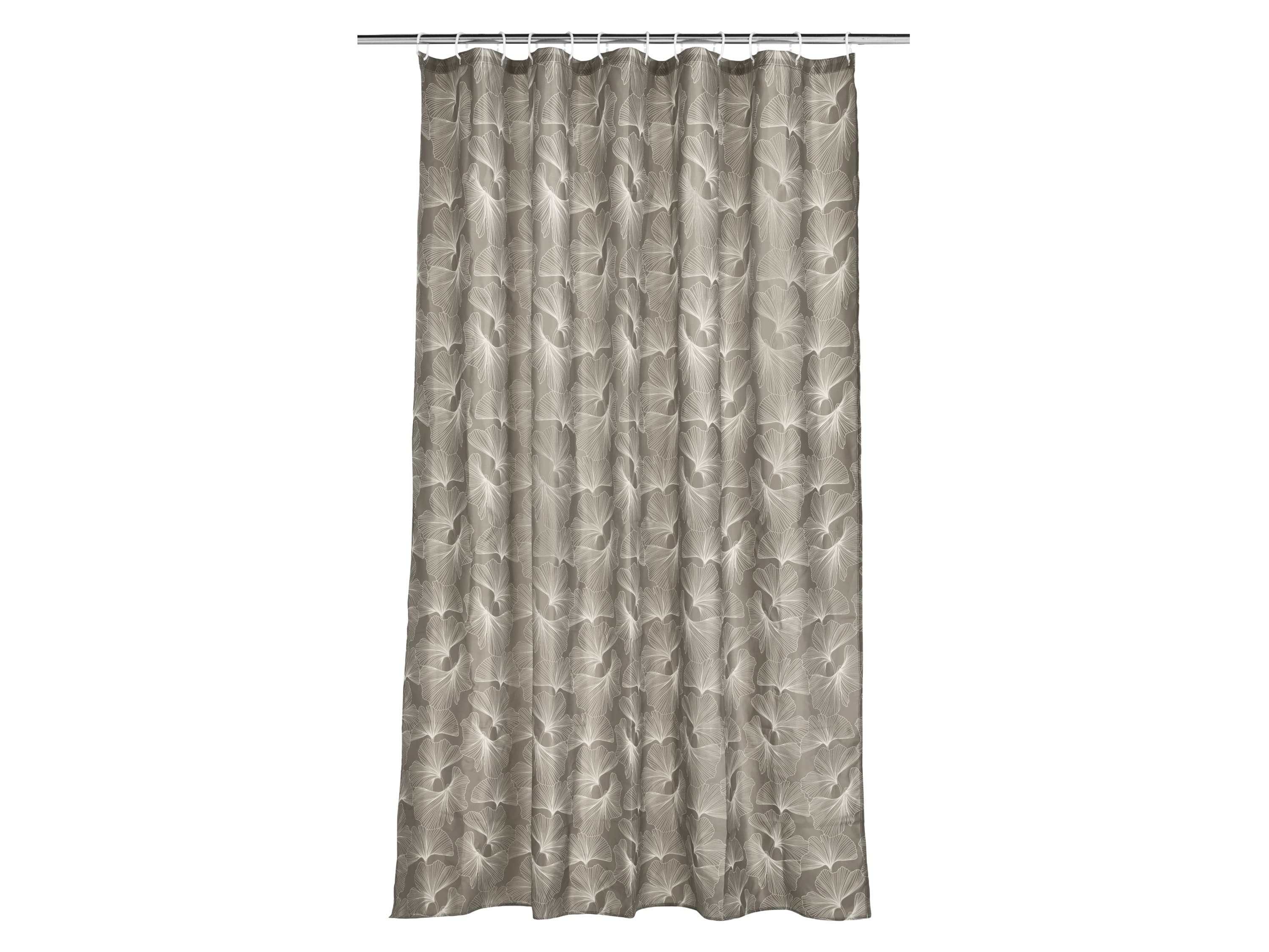 LIVARNO® Sprchový záves, 180 x 200 cm (listy)