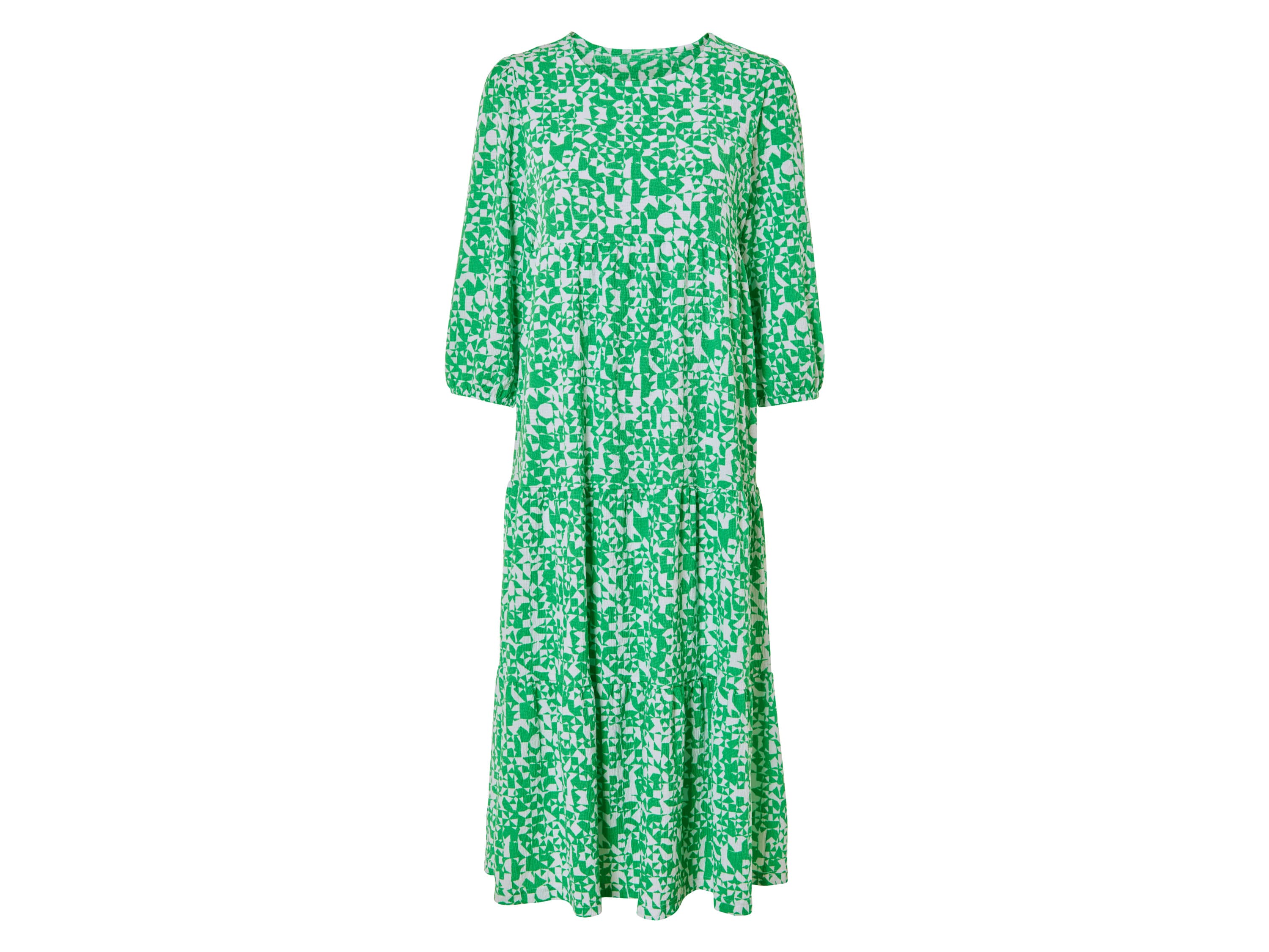 esmara® Dámske midi šaty (zelená, S (36/38))