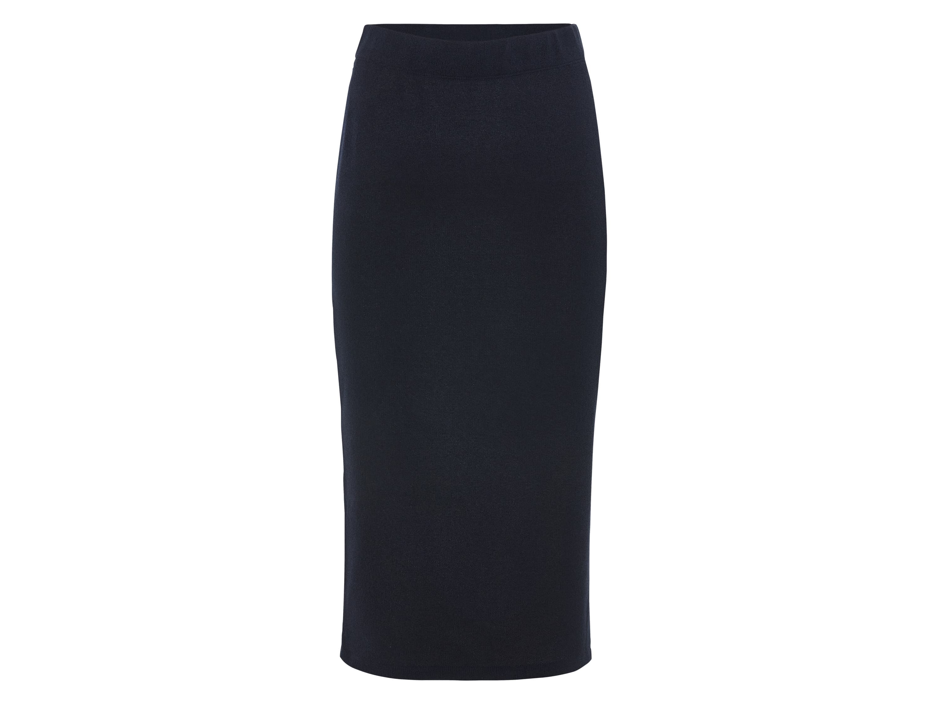 esmara® Dámska midi sukňa (námornícka modrá, S (36/38))