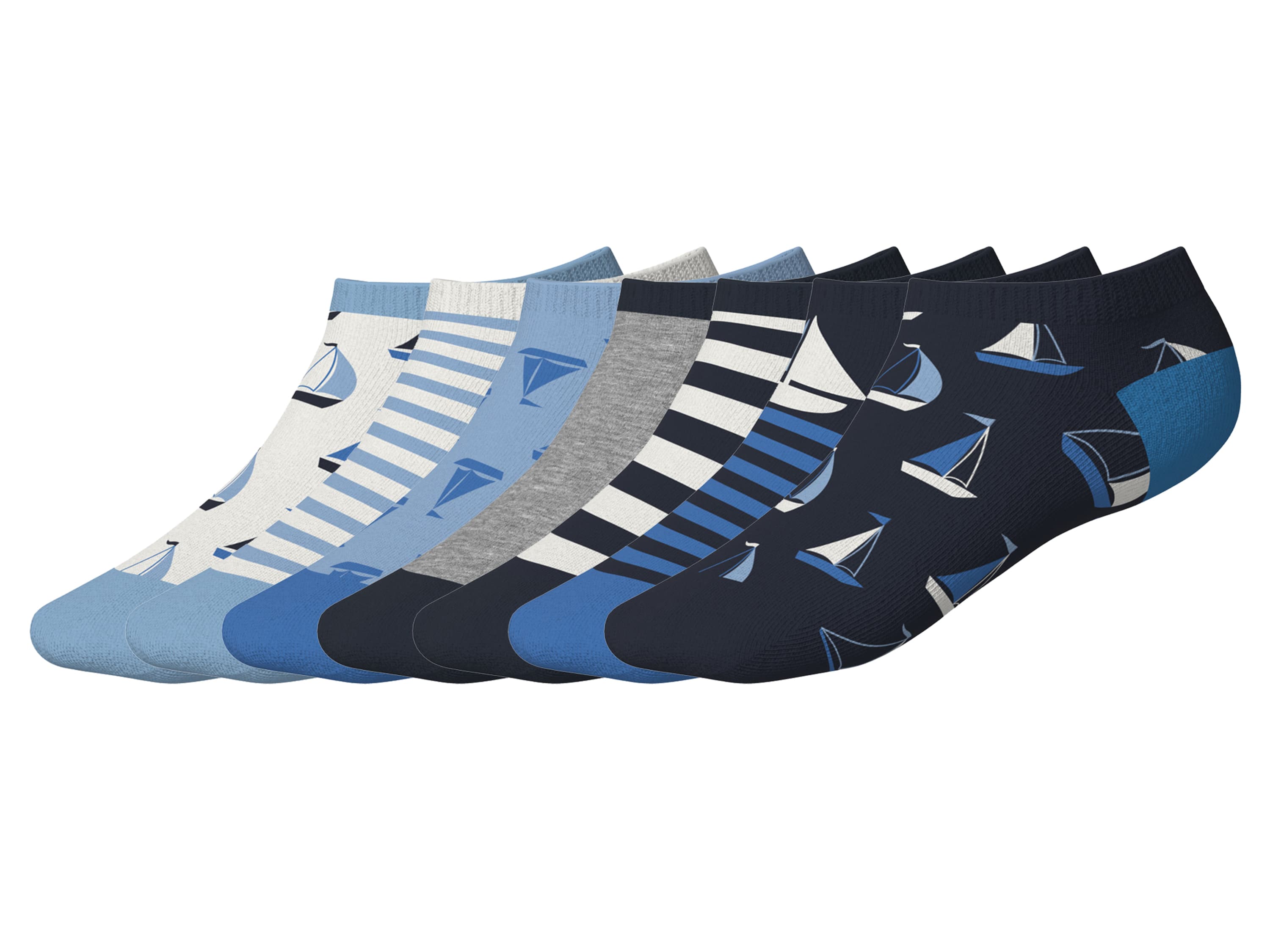 lupilu® Detské ponožky, 7 párov (navy modrá/modrá, 19-22)