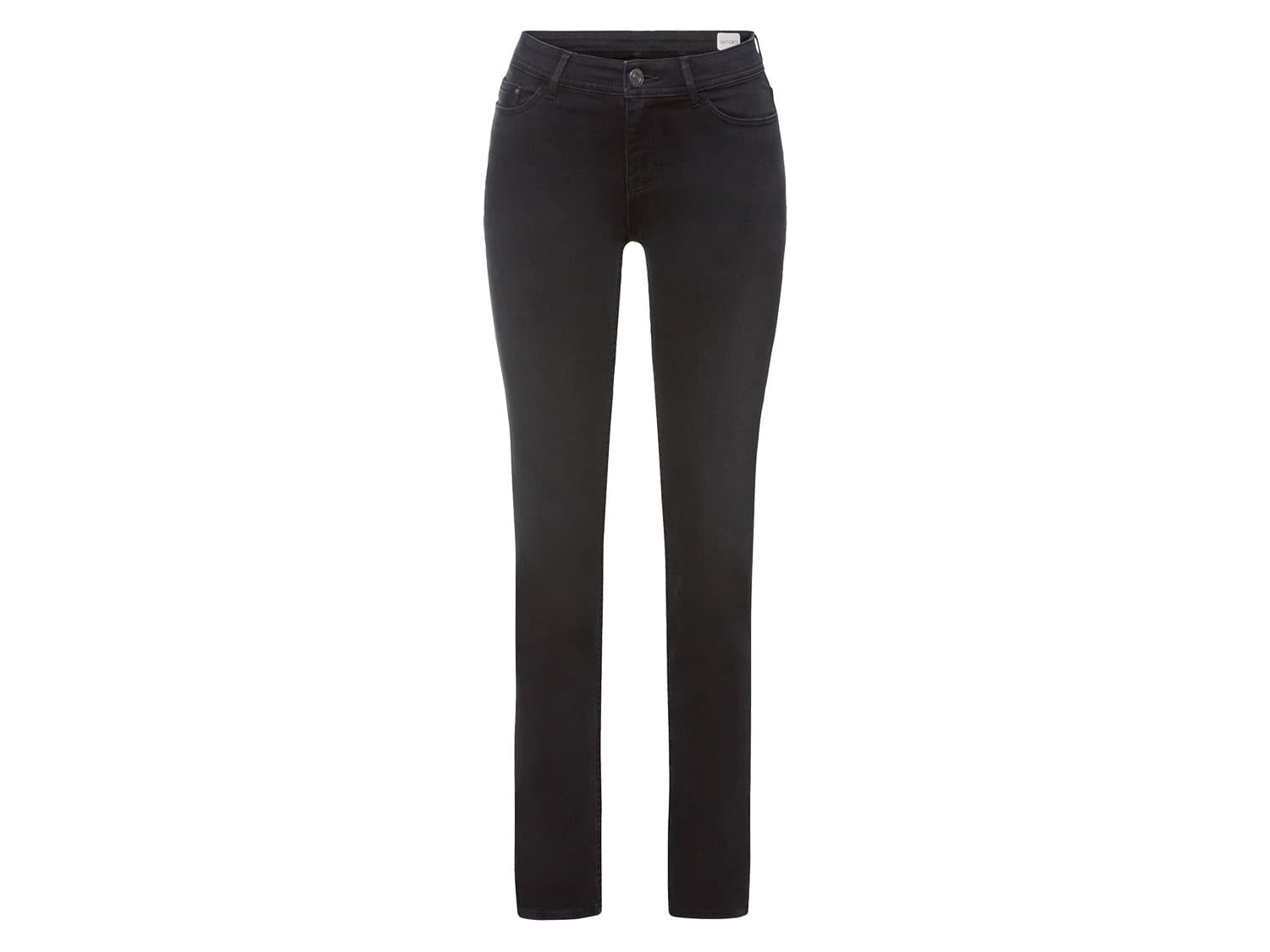 esmara® Dámske rifle „Slim Fit" (predĺžená dĺžka, 38, čierna) 1