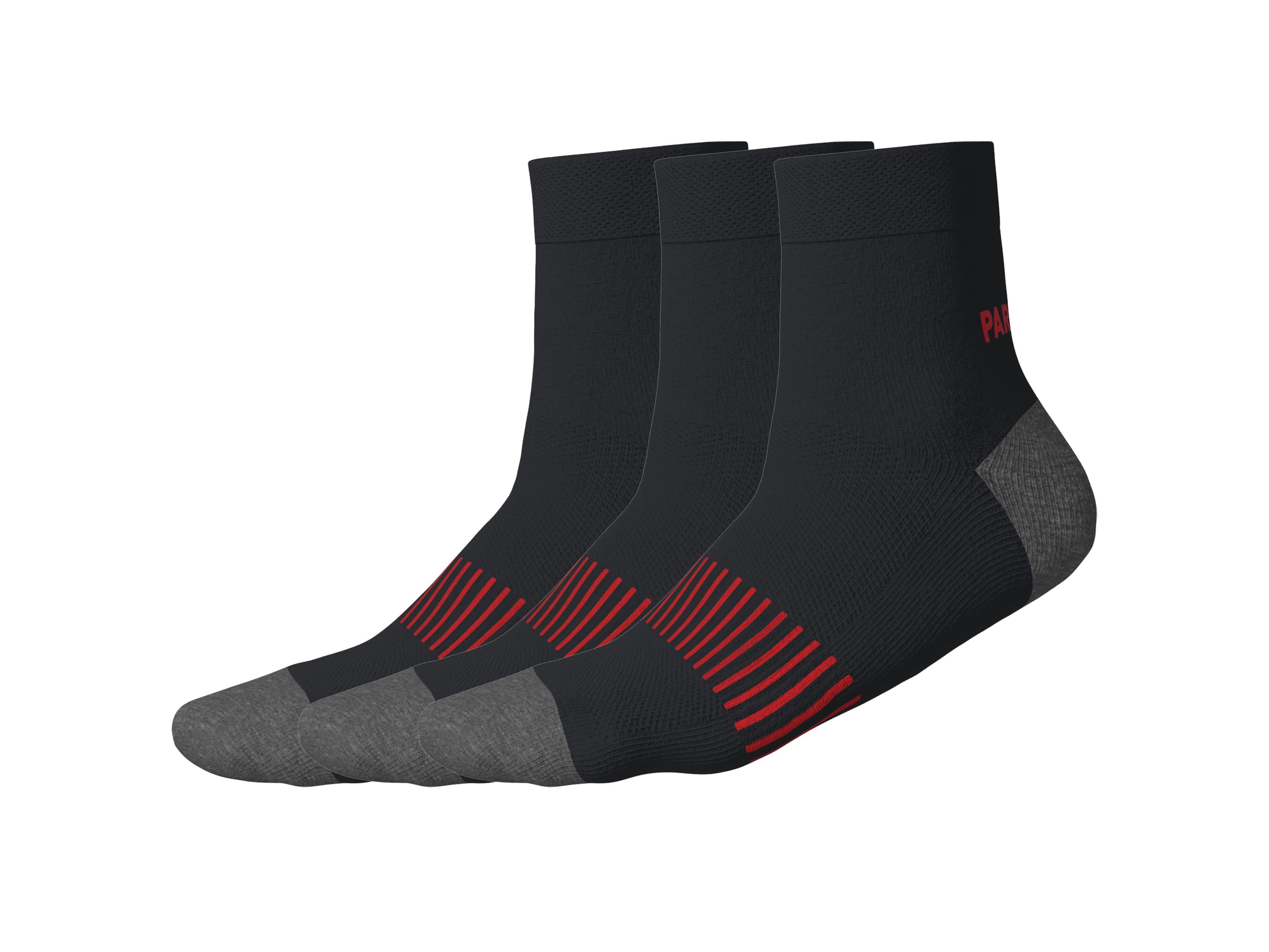 PARKSIDE® Pánske pracovné ponožky, 3 páry (čierna, 43/46) 1