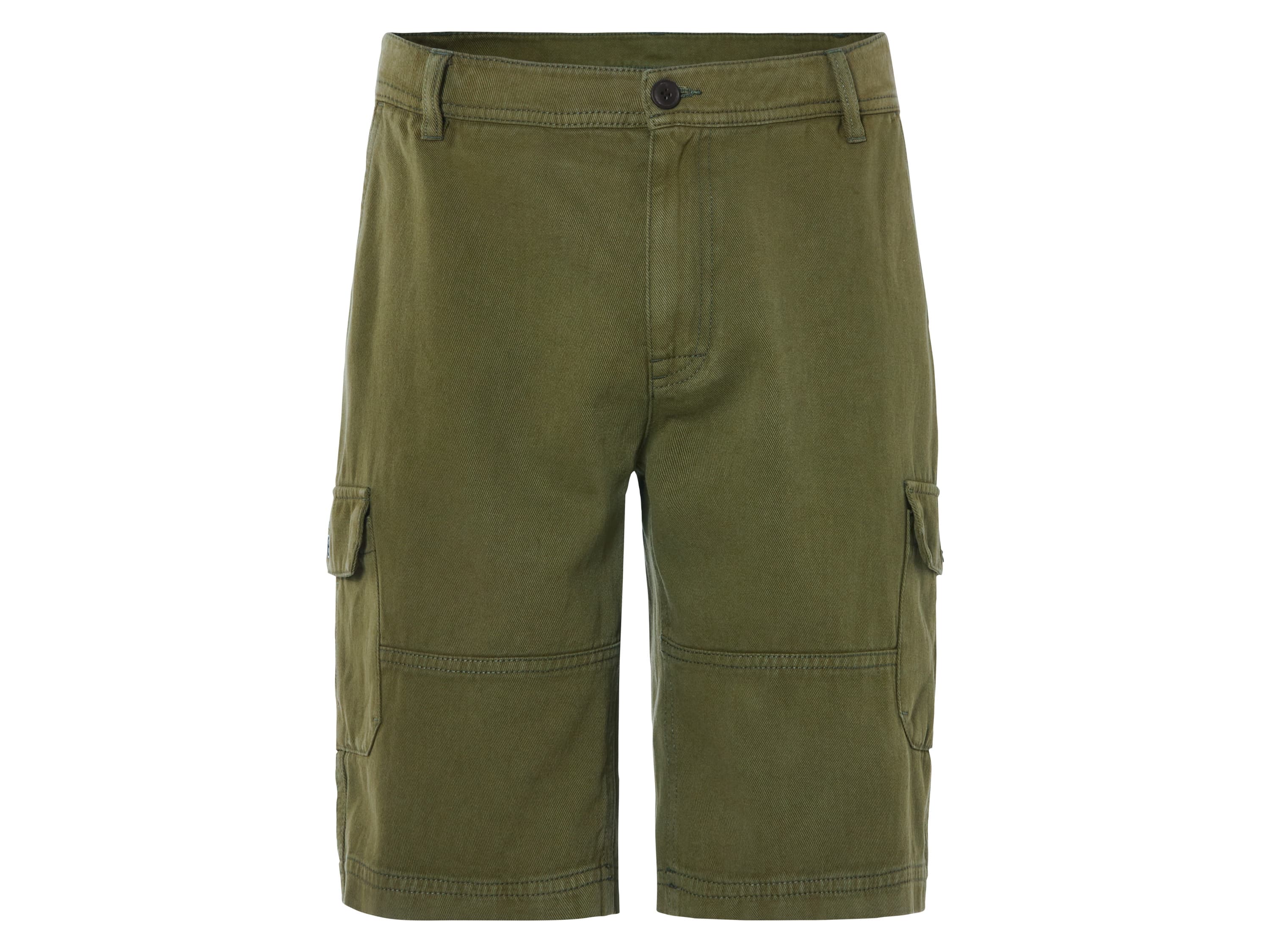 LIVERGY® Pánske cargo bermudy (olivová, 52) 1