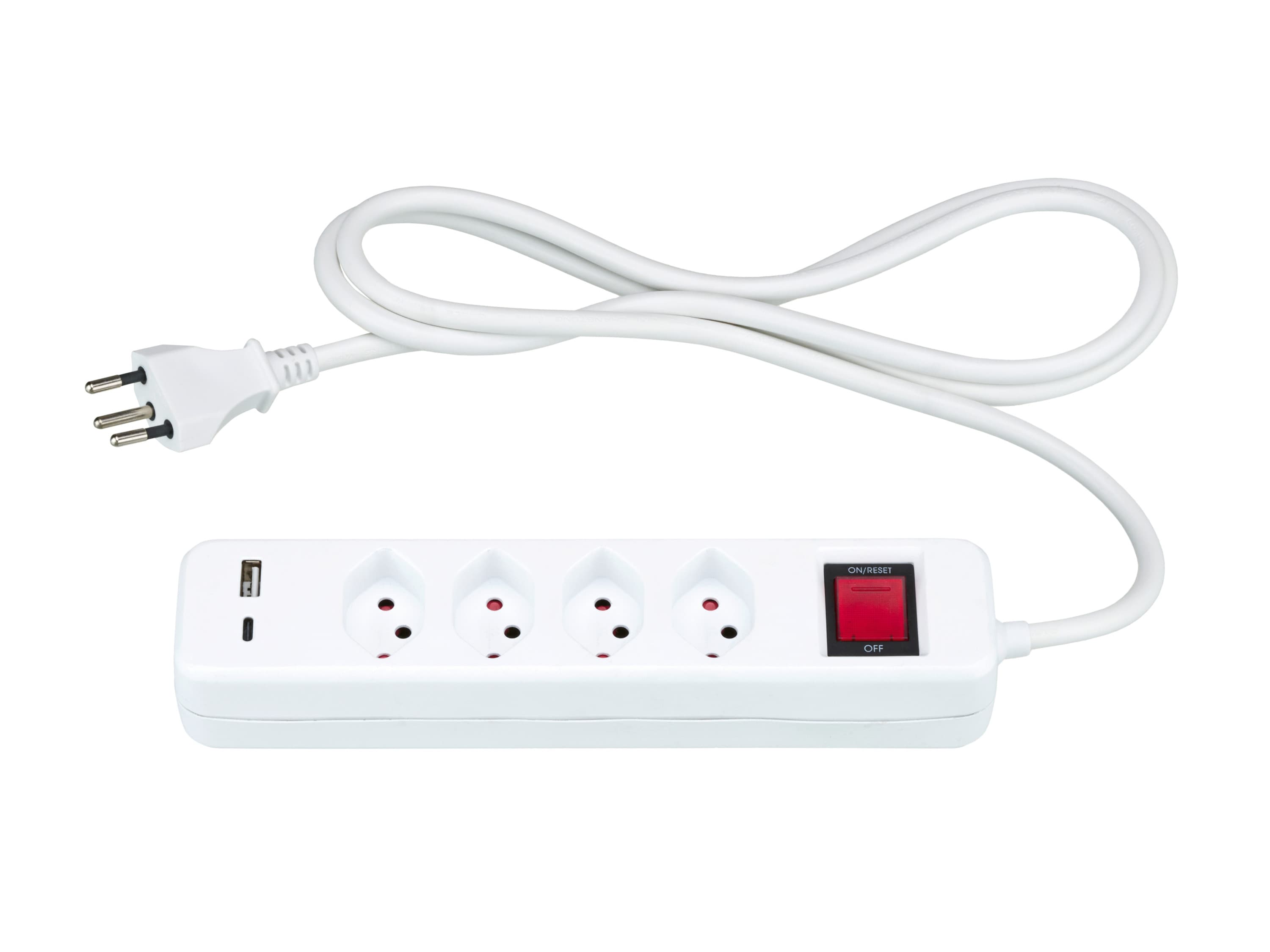 TRONIC® Zásuvková lišta, 4 zásuvky