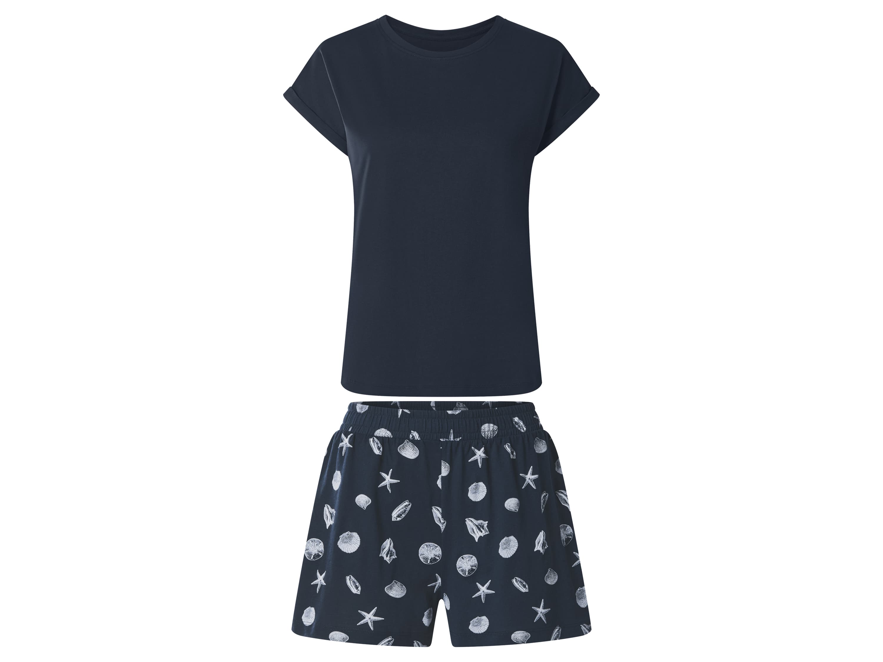 esmara® Dámske krátke pyžamo (navy modrá, XS (32/34))