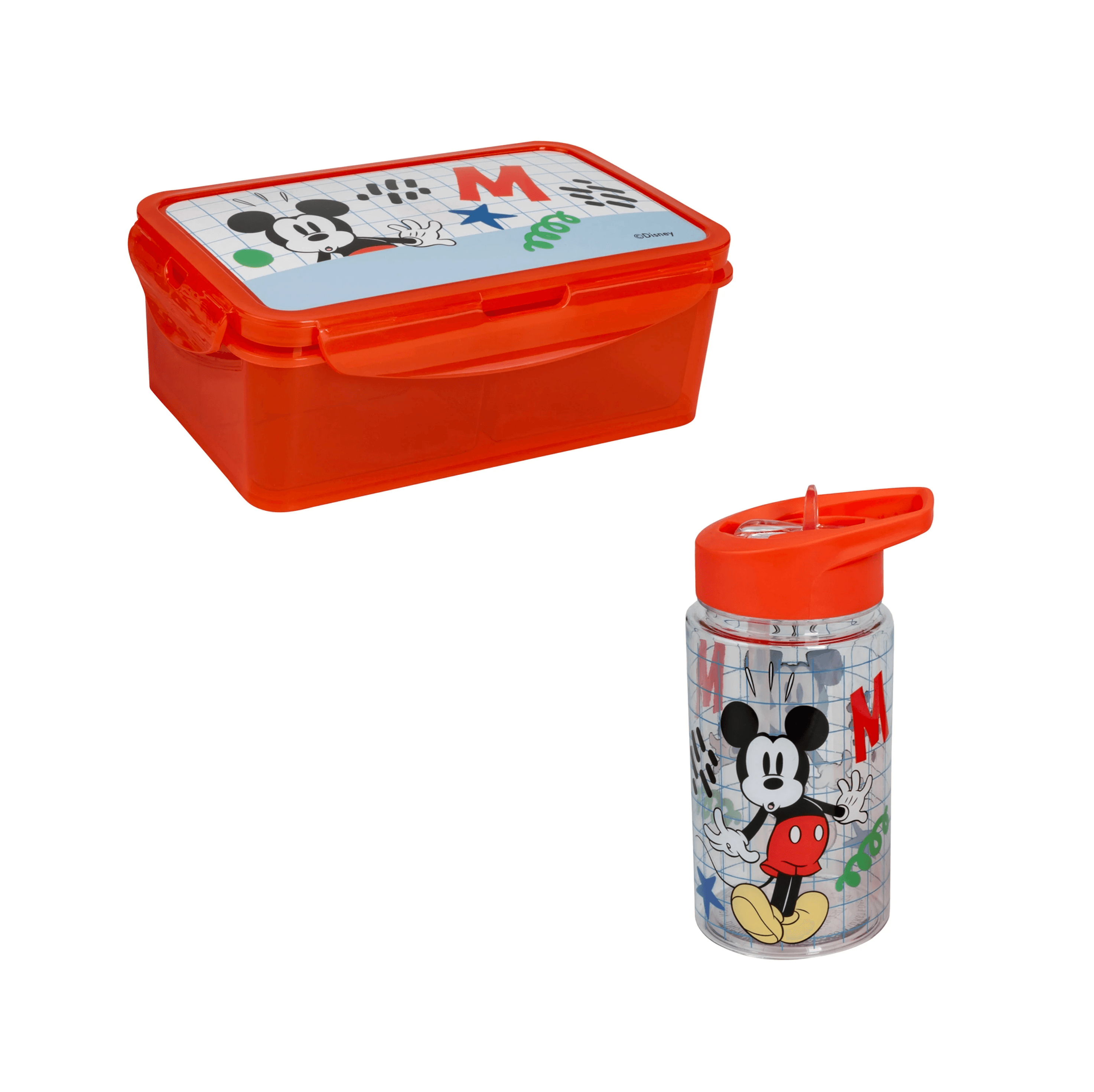 Lizenz Mickey Mouse Fľaša na pitie + Desiatový box