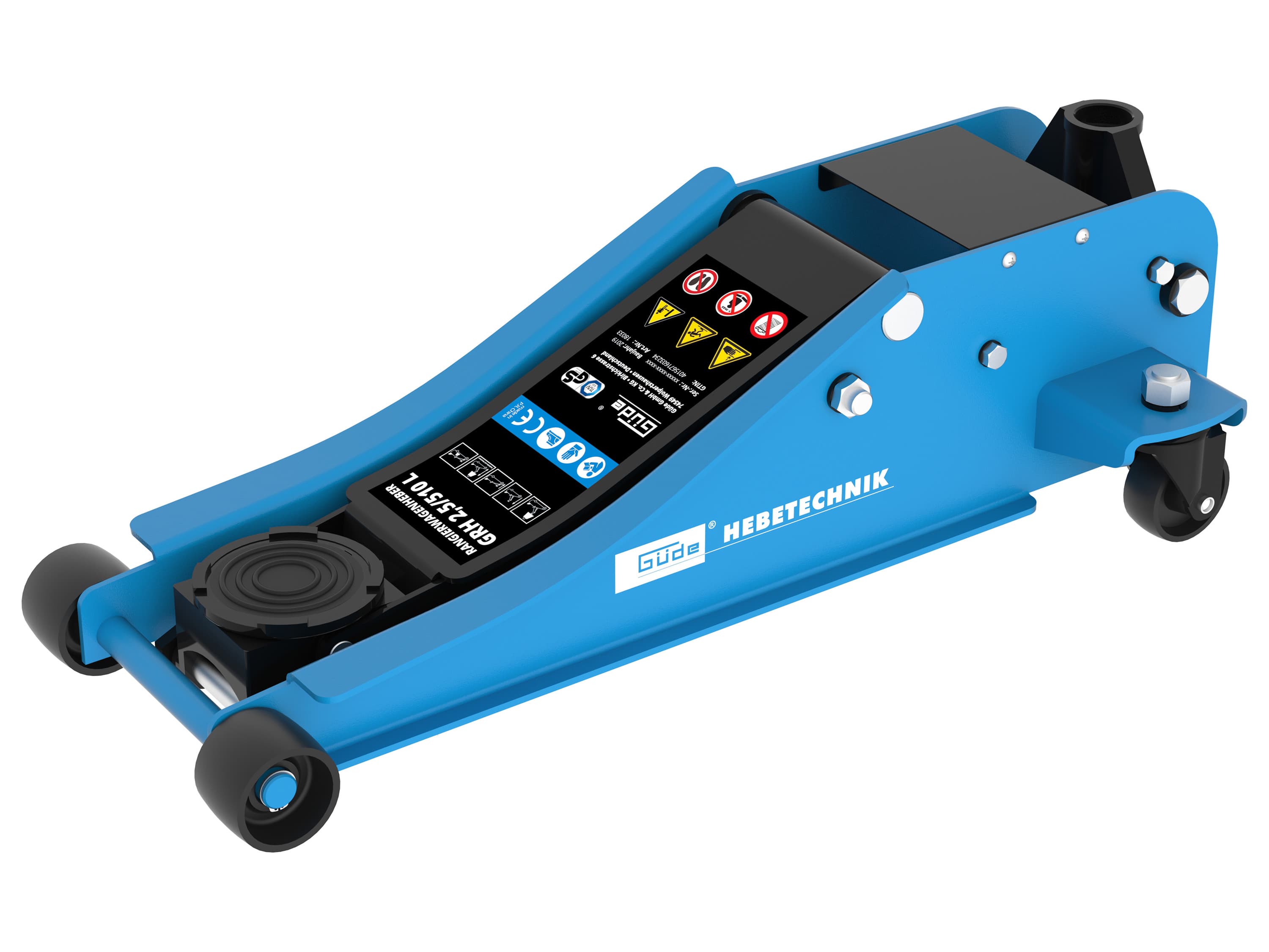 Güde Pojazdný hydraulický zdvihák GRH (2,5 t/510 mm) 1