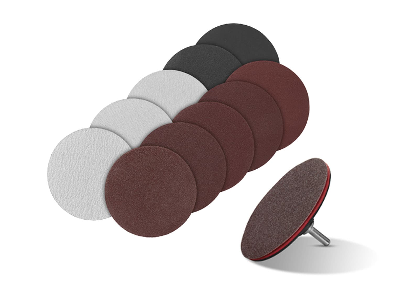 PARKSIDE® Príslušenstvo k uhlovej brúske, 115 mm (brúsny tanier so súpravou brúsnych papierov)