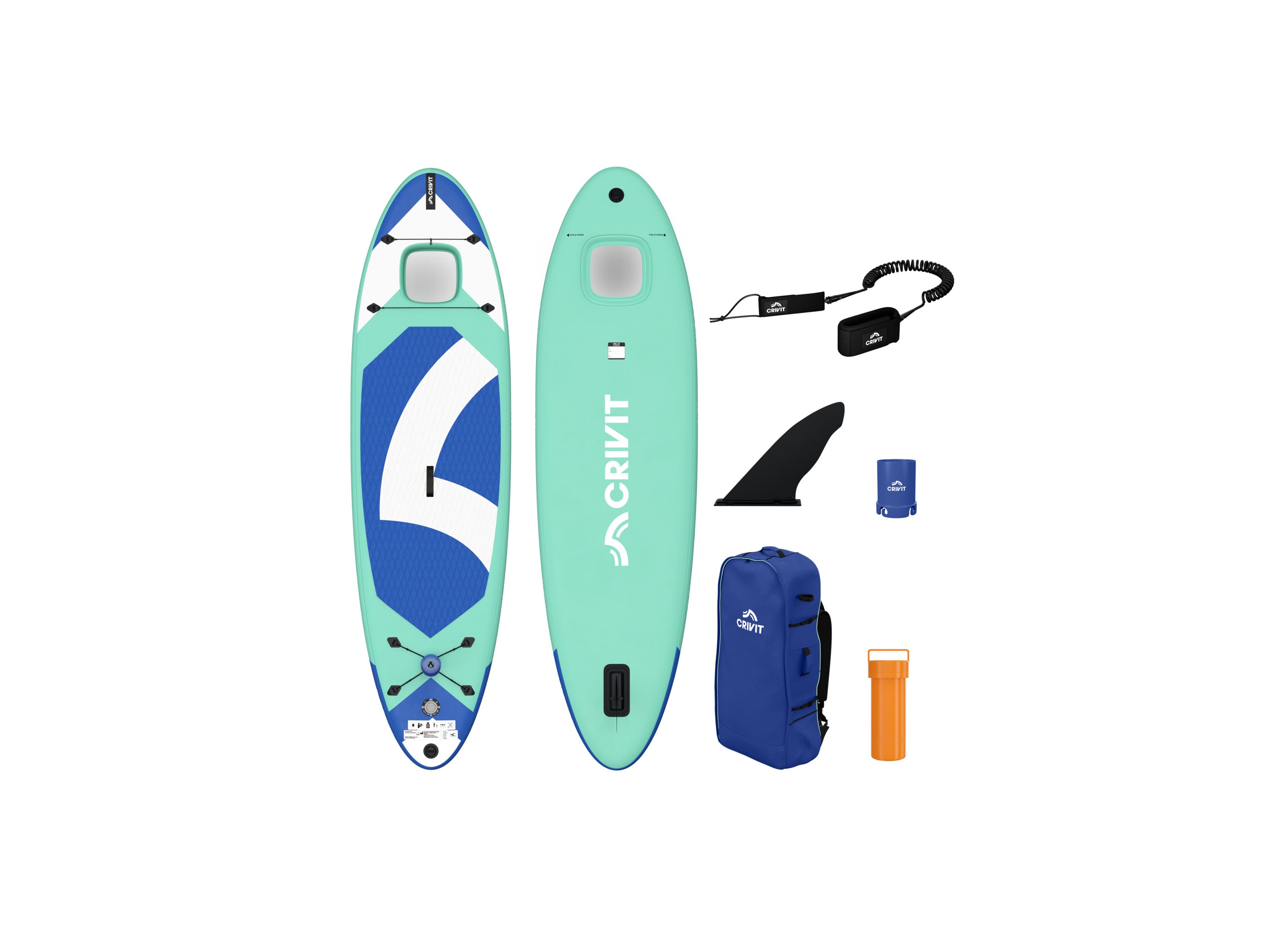 CRIVIT Univerzálny paddleboard Allround SUP Aquaview, nafukovací 1