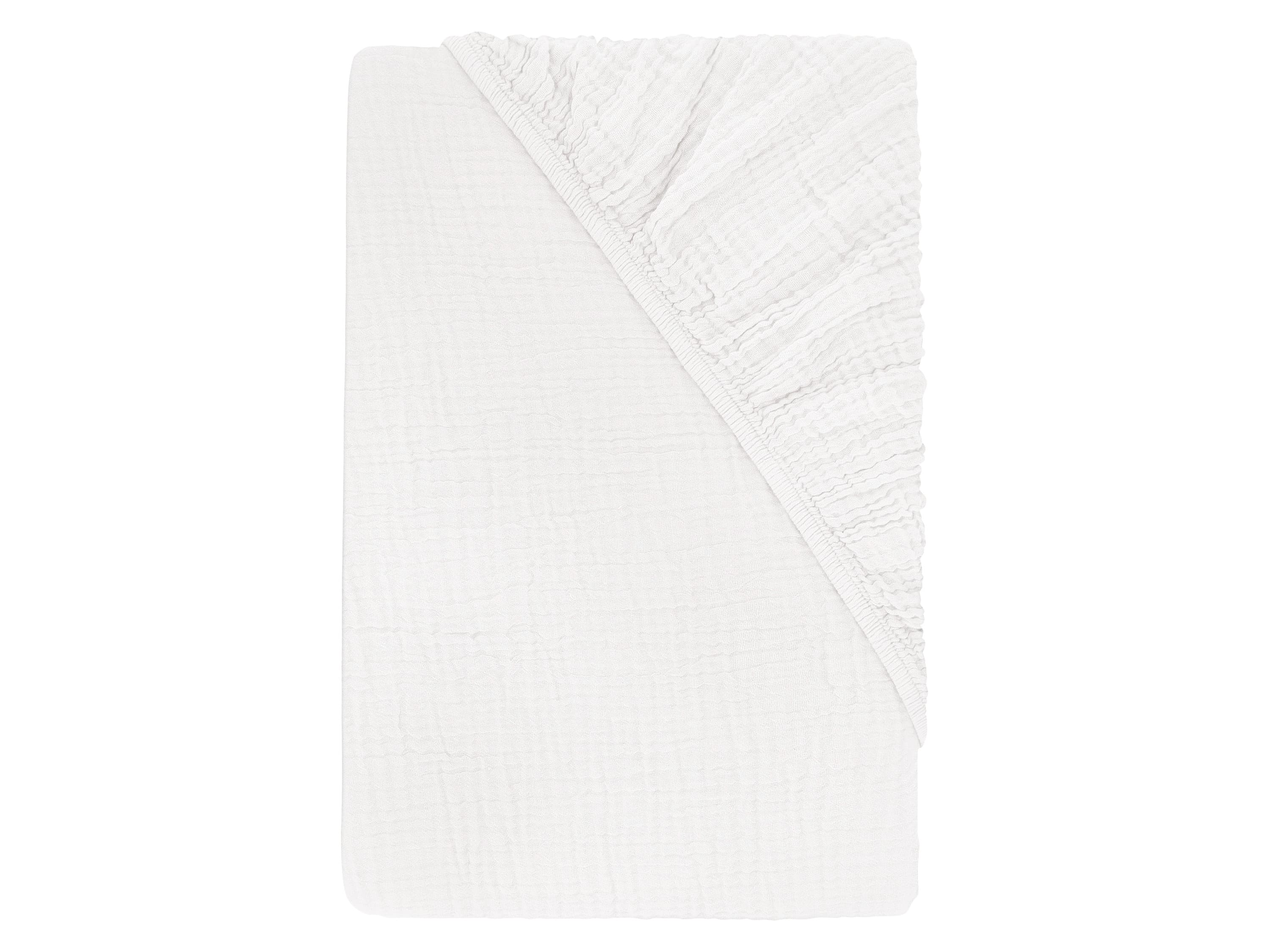 LIVARNO® Mušelínová napínacia plachta, 180 – 200 x 200 cm (biela)