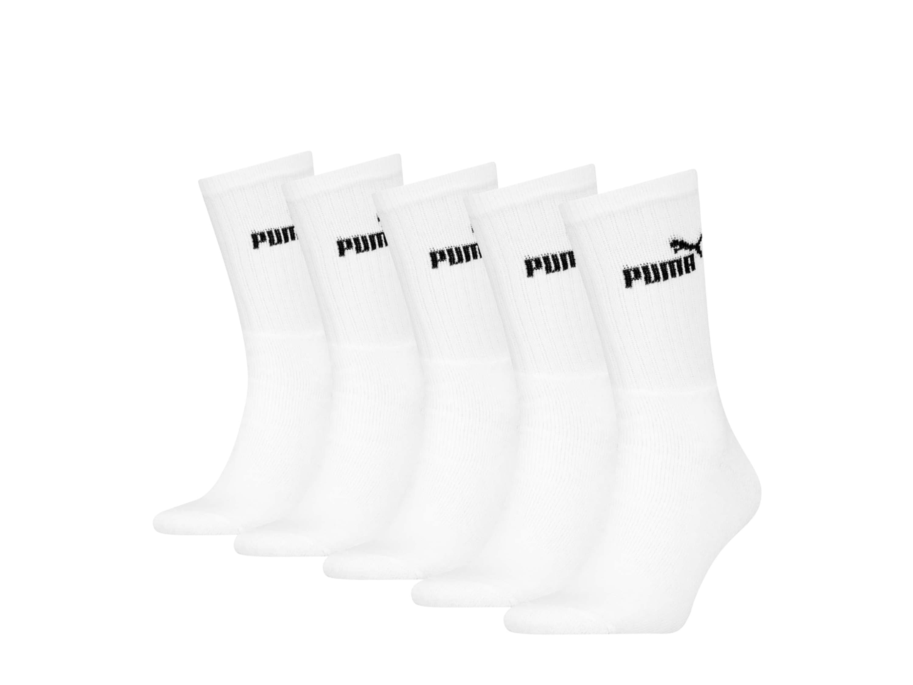 Puma Dámske/Pánske športové ponožky, 5 párov (biela, 35-38) 1