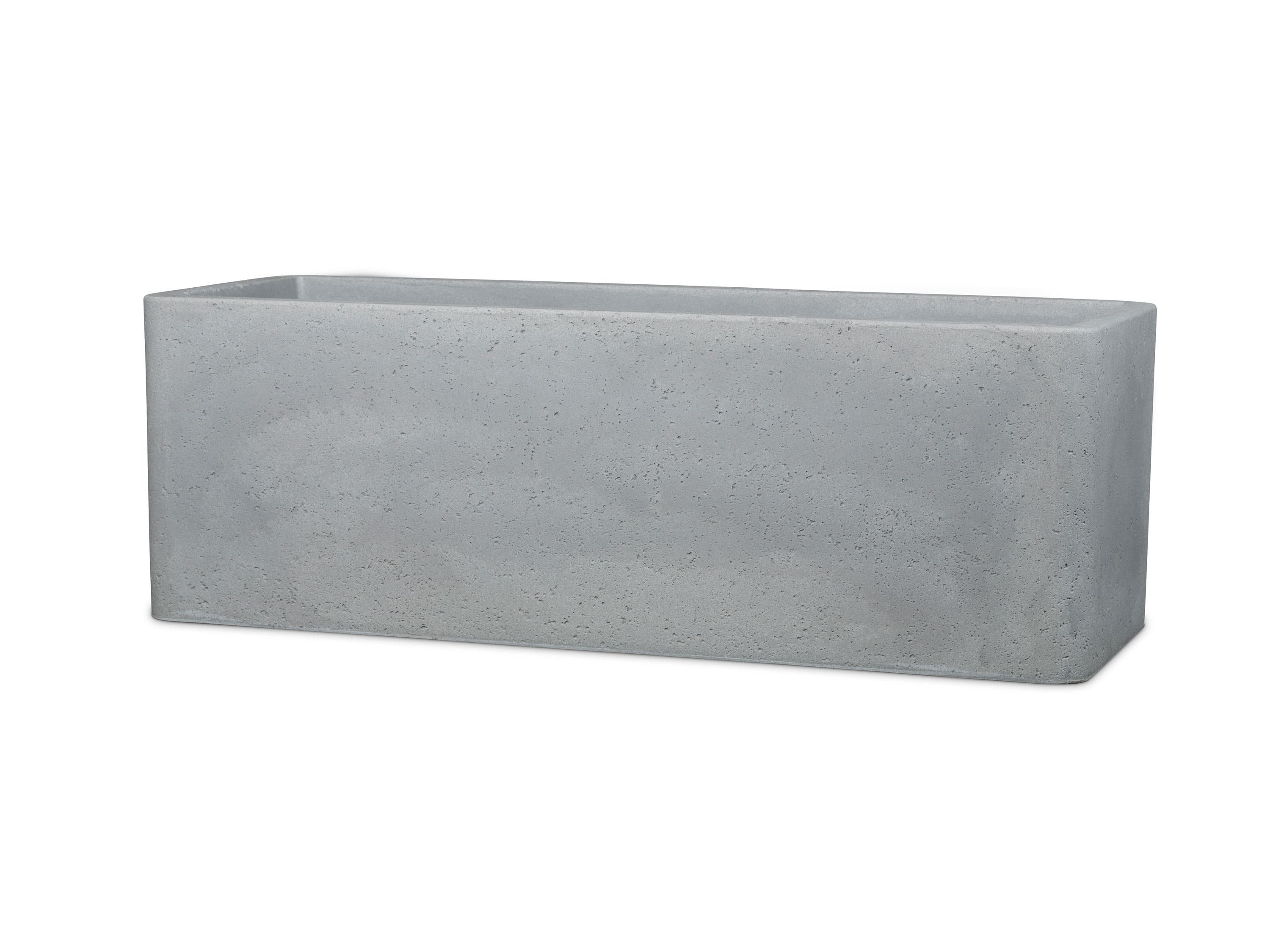 Scheurich Dlhý kvetináč Cube Box (kamenistá sivá, 80 cm) 1