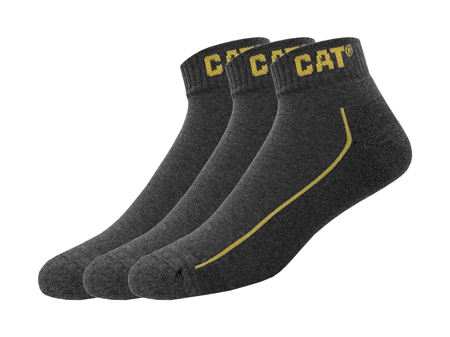 CATERPILLAR Pánske pracovné ponožky s bavlnou, 3 páry (antracitová, 43/46)